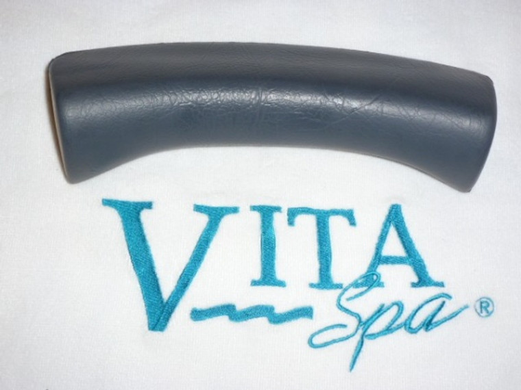 Front view of the Vita Spa Replacement Mini Wrap Spa Headrest Pillow - 532073-GPH