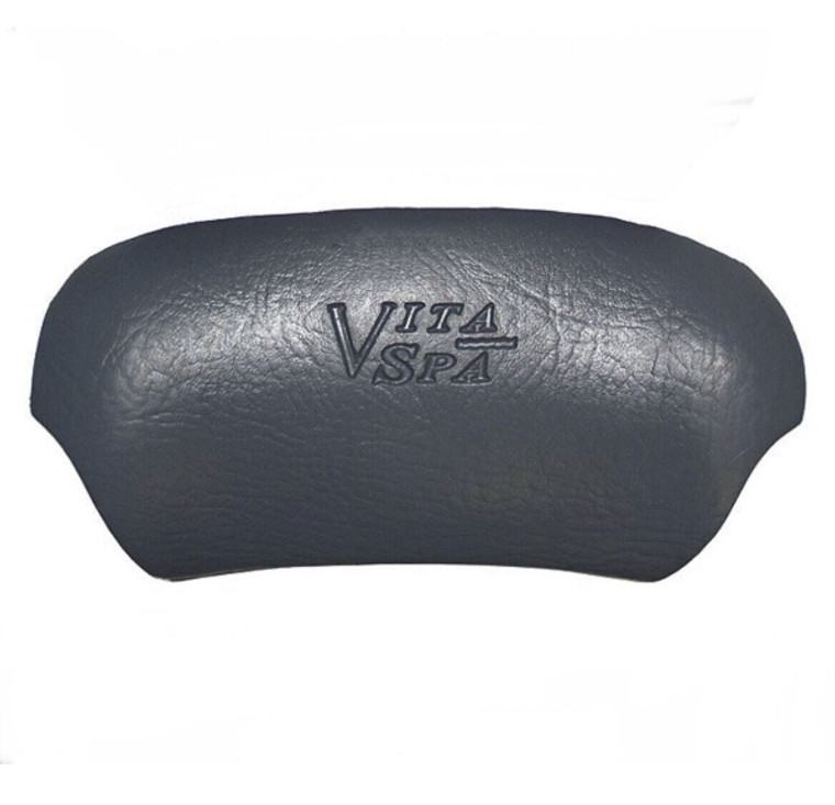 Front view of the Vita Spa Replacement Headrest Pillow 1999 With Logo No Cup New Color - VIT532035-A