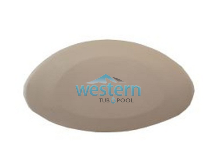 Front view of the Caldera Spa Replacement Headrest Pillow Corner - 77531. Western tub and pool 1-855-248-0777.