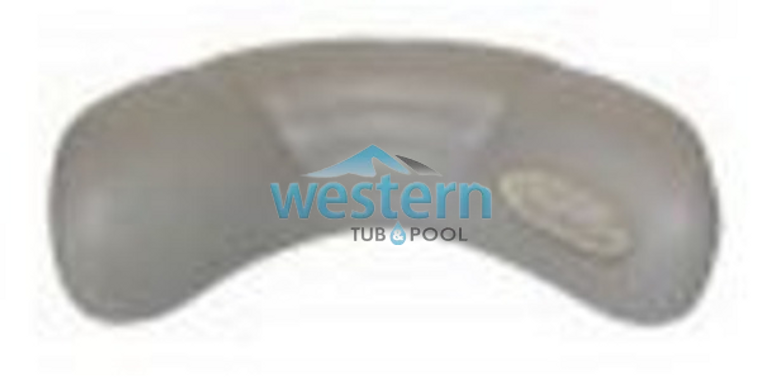 Front view of the Coleman Spa Replacement Collar Headrest Pillow Gray 700 Series 2004 - 103419. Western tub and pool 1-855-248-0777.