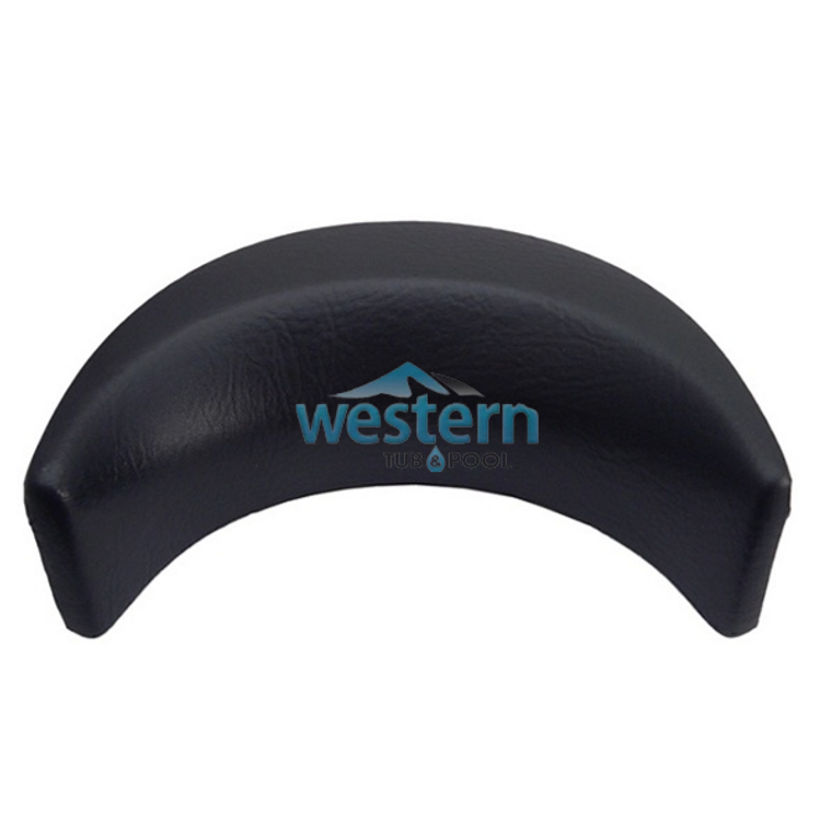 Front view of the Emerald Spa Replacement Cushion Collar Headrest Pillow with Pins - 53002600. Western tub and pool 1-855-248-0777.