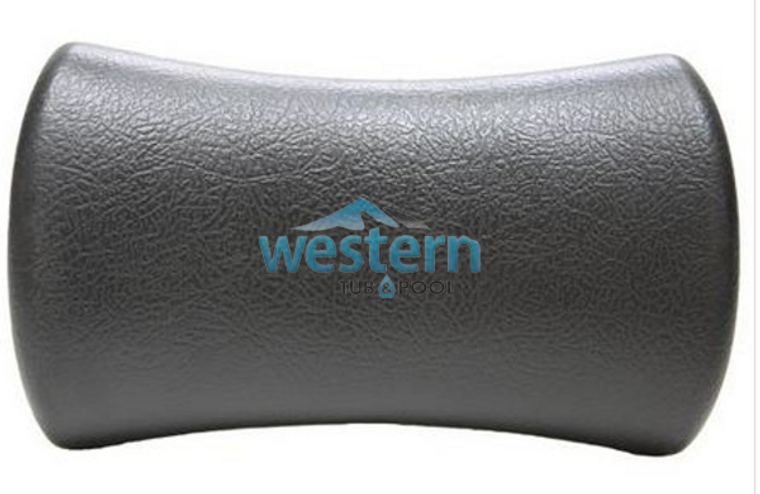 Front view of the Four Winds Spas Replacement Hour Glass Headrest Pillow Black FW11019 Genesys - Q5104B. Western tub and pool 1-855-248-0777.