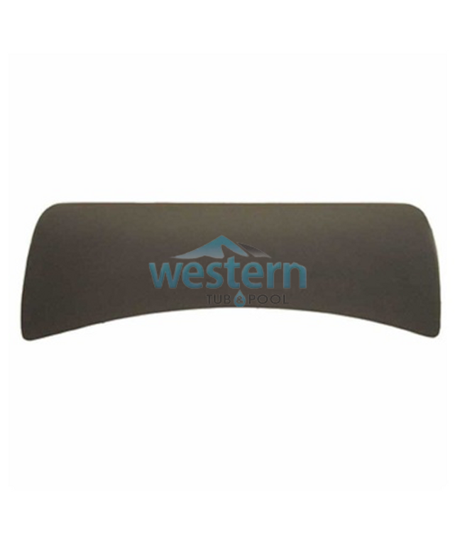 Front view of the LA Spas Replacement Headrest Pillow Silver Gray 2 Pin - FD-51027GP. Western tub and pool 1-855-248-0777.