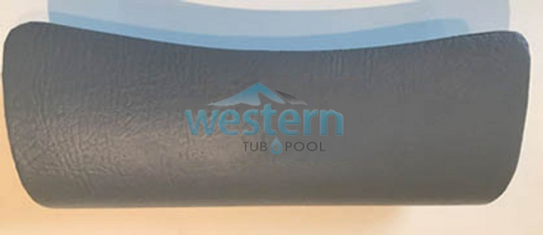 Front view of the LA Spa Replacement Headrest Pillow Reg 8500 1 Pin Silver - 109997. Western tub and pool 1-855-248-0777.