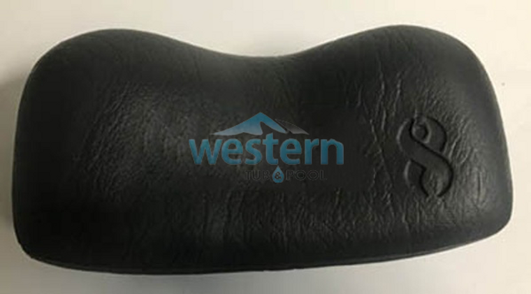 Front view of the Leisure Bay Spa Replacement Headrest Pillow 10 Inch Graphite Slide In - 3200153. Western tub and pool 1-855-248-0777.