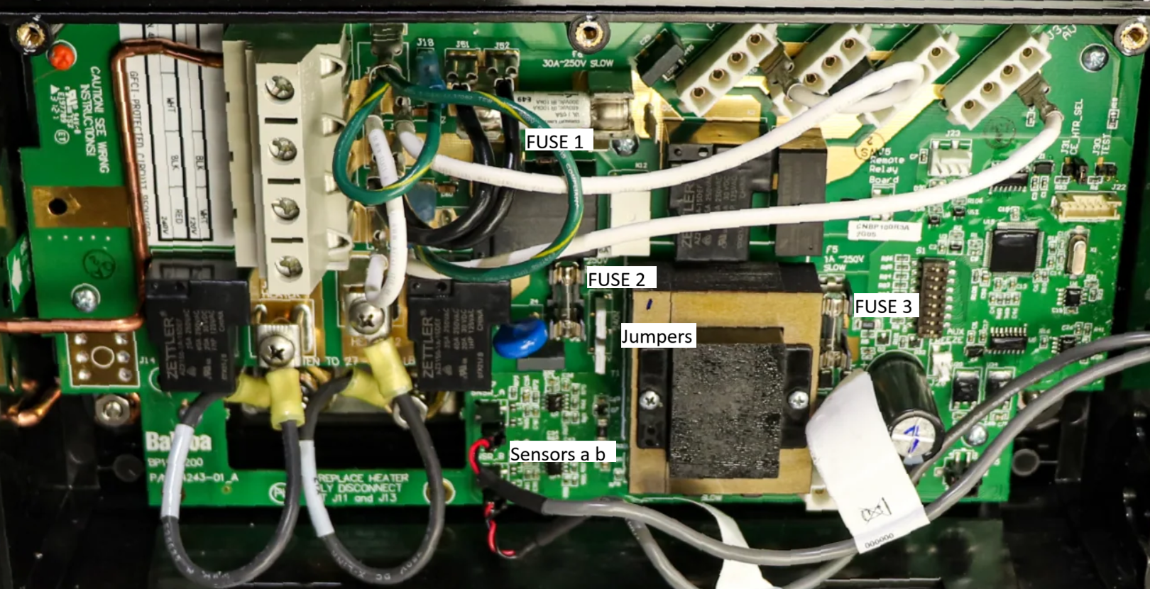 Cnbp100 balboa lower control hot tub spa parts at Western Tub and Pool