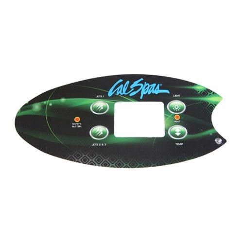 -80779-36018-ele-12380b-01-overlay-topside-control-sticker.jpg Cal Spas Control Panel Topside overlay Sticker 407T The Cal Spas 407T Control Panel Topside Overlay Sticker is an essential component for your hot tub's control panel. This sticker serves as a protective cover for the buttons and display on your control panel, ensuring that they stay in top condition for years to come. Order a couple to have one on hand for easy change out . Made specifically for the 407T model, this overlay sticker is designed to perfectly fit over the existing control panel. It is made from durable materials that can withstand high temperatures and constant use without fading or peeling. With its clear labeling and easy-to-read buttons, this overlay sticker makes it even easier to operate your hot tub. Whether you're adjusting the temperature, setting a timer, or activating specific features, this overlay sticker provides a smooth and hassle-free experience. Installing the overlay sticker is simple and can be done in minutes. Simply peel off the backing and carefully align it over your control panel, making sure to press out any air bubbles for a seamless finish. Not only does this sticker protect your control panel, but it also adds a sleek and professional touch to your hot tub. Don't let wear and tear on your control panel diminish the enjoyment of your hot tub. Invest in this durable overlay sticker and keep your hot tub looking and functioning like new for years to come. With its easy installation and added benefits, it's a must-have for any hot tub owner. But the benefits don't stop there. This overlay sticker is also waterproof and UV resistant, ensuring that it can withstand the outdoor elements without fading or peeling. So whether you use your hot tub indoors or outdoors, this sticker will continue to enhance your experience with its functionality and durability. Plus, with its clear design and user-friendly layout, the overlay sticker does not interfere with the original control panel display. You'll still have full access to all your hot tub settings and features without any confusion or obstructions. Take your hot tub experience to the next level with our convenient overlay sticker. Order now and see the difference it makes in your control panel's appearance and functionality!