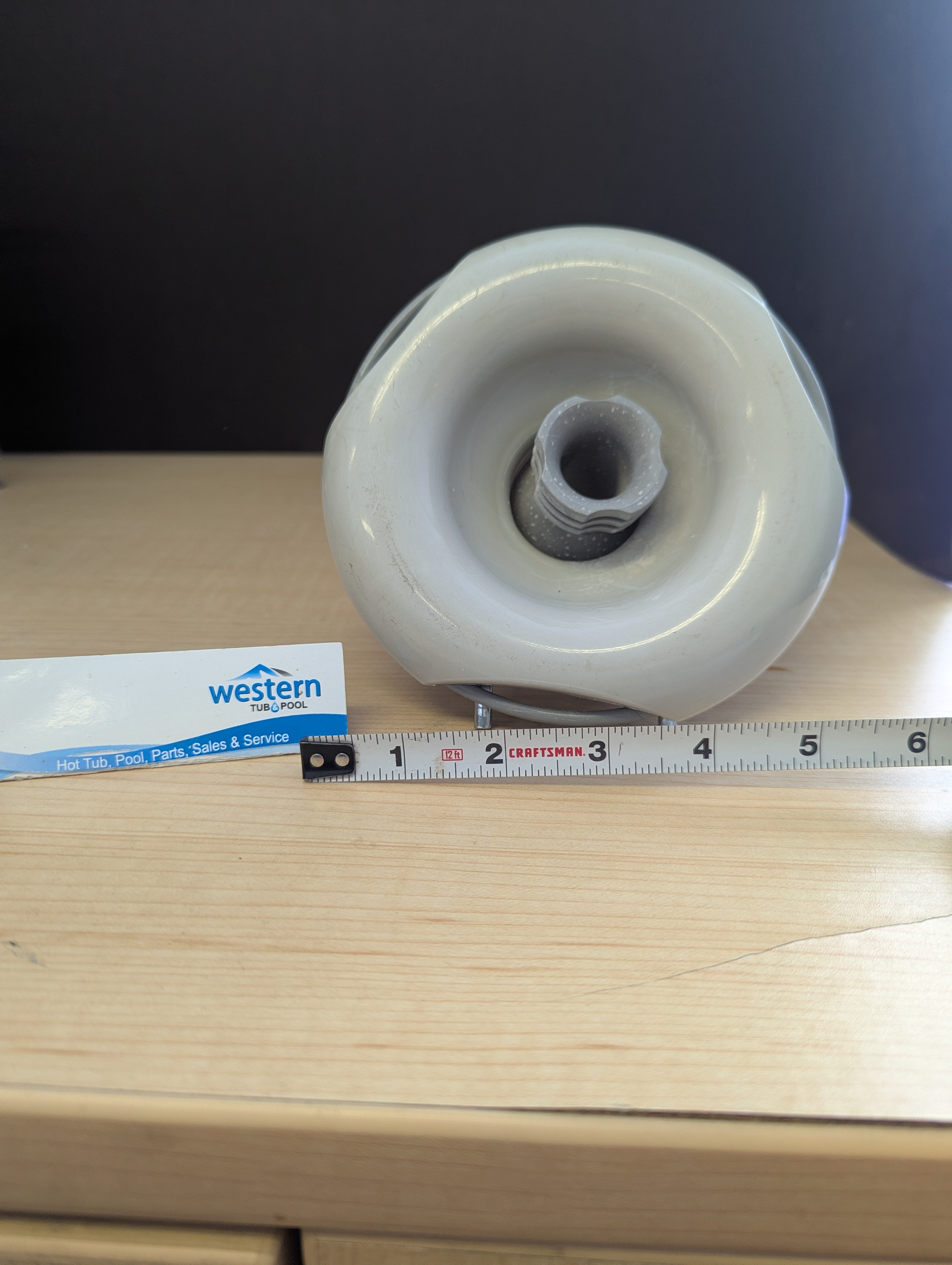 Upgrade Your Spa Experience with Dimension One Restore the power and performance of your D1 spa with the authentic Recycled VCR Directional Jet Insert.    Revitalize Your Relaxation Is your Dimension One spa losing its touch? A worn-out jet can ruin the experience. Our Recycled VCR Directional Jet Insert is the perfect solution to bring your hot tub back to life. Designed specifically for Dimension One (D1) spas, this replacement part ensures your hydrotherapy sessions are as powerful and relaxing as the day you bought your tub.  Why Choose the Recycled VCR Directional Jet? Authentic Dimension One Compatibility Don't guess with generic parts. This insert is designed specifically for Dimension One spas (often referred to as D1), ensuring a perfect fit and seamless performance every time.  Adjustable & Directional Flow Take control of your massage. This VCR jet features a fully adjustable nozzle, allowing you to direct the water flow exactly where you need it most for targeted relief.  Sleek Design with Grey Accent Ring Functionality meets style. The jet comes with a stylish grey accent ring that blends perfectly with your spa's aesthetic, maintaining the premium look of your tub.  Easy "Clip-In" Installation No need for expensive service calls. This jet features a simple clip-in design, making it incredibly easy to pop out your old jet and snap the new one in place securely.  How to Install Your New Jet Remove the old jet: Gently rotate the face of the old jet counter-clockwise until it unclips. Align the new insert: Line up the new Recycled VCR Directional Jet Insert with the jet body. Clip it in: Push the jet in and rotate clockwise until you feel it snap securely into place. Enjoy: Turn on your spa and adjust the directional nozzle for your perfect massage. Frequently Asked Questions  What does "VCR" stand for in this context? In the world of Dimension One spas, VCR refers to the specific "Variable Control Roto" or similar internal mechanism style that allows for the adjustable flow and directional control.  Will this fit my Dimension One spa? This jet is designed for Dimension One spas that utilize the VCR jet system with a clip-in backing. Please check your existing jets to confirm they use the clip-in mechanism rather than a threaded one.  What does "recycled" mean in this context? These are genuine Dimension One parts that have been reclaimed and inspected to ensure they function perfectly. It's an eco-friendly way to maintain your spa with authentic parts.  Is the installation difficult? Not at all. The clip-in design allows you to simply snap the jet into the existing housing body in your spa shell.    Get Your Spa Back to 100%. Don't let a broken jet ruin your relaxation. Order your Dimension One Recycled VCR Air Accent Directional Clip-In Jet today and enjoy a premium massage experience again.  Call us Today: 1-855-248-0777