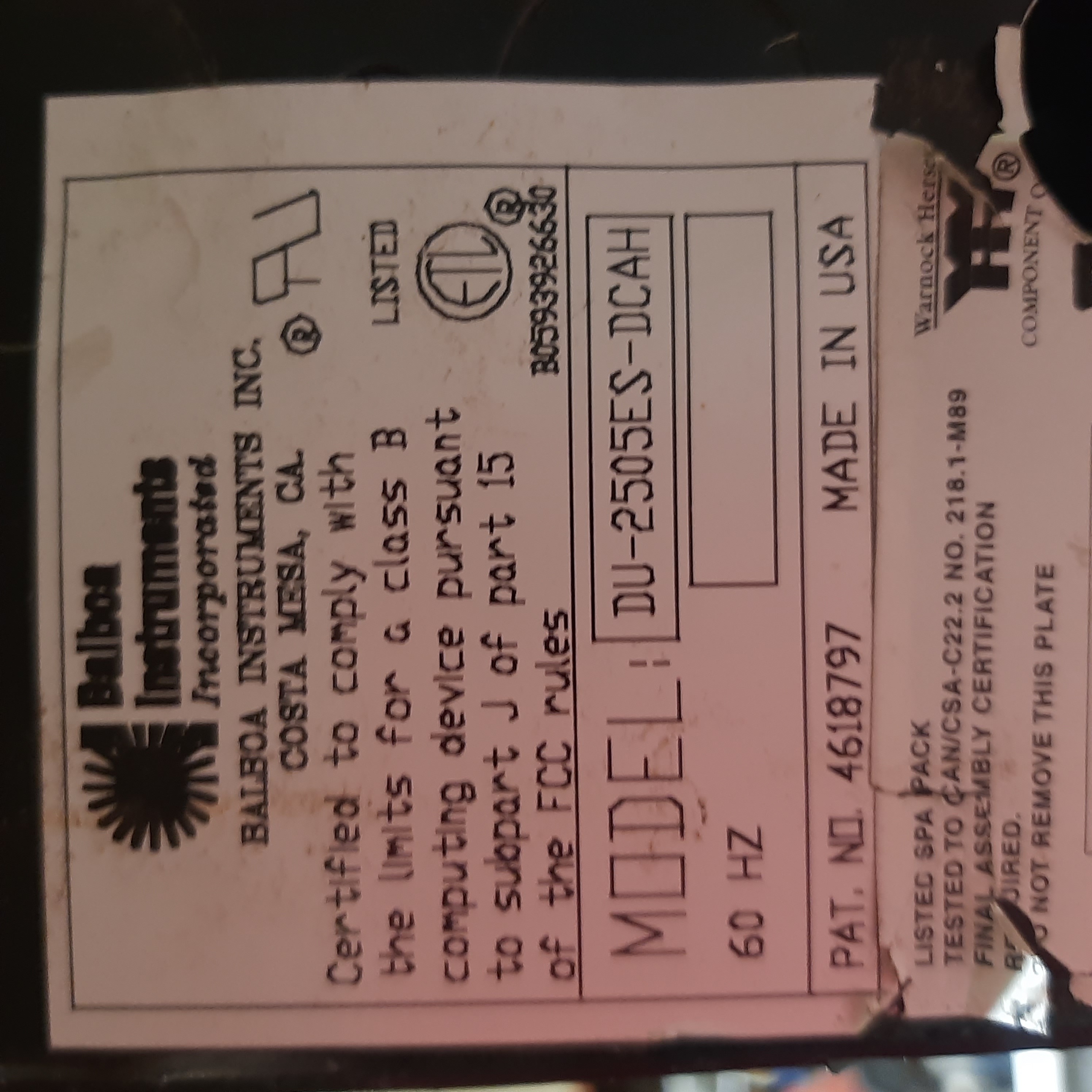 replacement  heater assembly Repair Part for Your Beachcomber Hot Tub (2000-2005) years   - Heater assembly designed to work with Balboa Digital series with heater hanging brackets   - 15 inch 2x2 5.5 kw 220v  - also found in other brands and models of hot tubs  - part number replacement 4040647 ,50071R  - comes with plug that will need to be removed for the pressure switch        spa pak enclosure for reference    5.5KW replacement  heater assembly Repair Part for Your Beachcomber Hot Tub (2000-2005) years   - Heater assembly designed to work with Balboa Digital series with heater hanging brackets   - 15 inch 2x2 5.5 kw 220v  - also found in other brands and models of hot tubs  - part number replacement 4040647 ,50071R  - comes with plug that will need to be removed for the pressure switch        spa pak enclosure for reference    20241218-123207.jpg	20241218-123300.jpg	beachcomber.jpg      If you own a Beachcomber hot tub from the years 2000-2005, then you may have encountered issues with your heater. One common problem that can arise is a malfunctioning heating element. Fortunately, there is a repair part available specifically for this issue - the 5.5KW Balboa heater assembly.  What is the 5.5KW Balboa Heater Assembly? The 5.5KW Balboa heater assembly is a replacement part for your Beachcomber hot tub's heating element. It is designed to fit perfectly in models from the years 2000-2005 and provides a reliable solution for any problems with your hot tub's heating system.  Why Do I Need This Part? As mentioned earlier, one of the most common issues with Beachcomber hot tubs from this time period is a malfunctioning heating element. This can result in either not enough heat being generated or the water not heating up at all. In either case, your hot tub experience will be compromised and you'll want to get it fixed as soon as possible.  How Do I Know If This Part is Right for My Beachcomber Hot Tub? The 5.5KW replacement heater assembly is specifically designed for Beachcomber hot tubs from the years 2000-2005. You can easily check if this part is compatible with your hot tub by checking the model number and year of your hot tub. If you're still unsure, you can always consult with a professional or us at 1-855-248-0777 for assistance	20241218-123300.jpg	5.5KW replacement  heater assembly Repair Part for Your Beachcomber Hot Tub (2000-2005) years   - Heater assembly designed to work with Balboa Digital series with heater hanging brackets   - 15 inch 2x2 5.5 kw 220v  - also found in other brands and models of hot tubs  - part number replacement 4040647 ,50071R  - comes with plug that will need to be removed for the pressure switch        spa pak enclosure for reference    20241218-123207.jpg	20241218-123300.jpg	beachcomber.jpg      If you own a Beachcomber hot tub from the years 2000-2005, then you may have encountered issues with your heater. One common problem that can arise is a malfunctioning heating element. Fortunately, there is a repair part available specifically for this issue - the 5.5KW Balboa heater assembly.  What is the 5.5KW Balboa Heater Assembly? The 5.5KW Balboa heater assembly is a replacement part for your Beachcomber hot tub's heating element. It is designed to fit perfectly in models from the years 2000-2005 and provides a reliable solution for any problems with your hot tub's heating system.  Why Do I Need This Part? As mentioned earlier, one of the most common issues with Beachcomber hot tubs from this time period is a malfunctioning heating element. This can result in either not enough heat being generated or the water not heating up at all. In either case, your hot tub experience will be compromised and you'll want to get it fixed as soon as possible.  How Do I Know If This Part is Right for My Beachcomber Hot Tub? The 5.5KW replacement heater assembly is specifically designed for Beachcomber hot tubs from the years 2000-2005. You can easily check if this part is compatible with your hot tub by checking the model number and year of your hot tub. If you're still unsure, you can always consult with a professional or us at 1-855-248-0777 for assistance      If you own a Beachcomber hot tub from the years 2000-2005, then you may have encountered issues with your heater. One common problem that can arise is a malfunctioning heating element. Fortunately, there is a repair part available specifically for this issue - the 5.5KW Balboa heater assembly.  What is the 5.5KW Balboa Heater Assembly? The 5.5KW Balboa heater assembly is a replacement part for your Beachcomber hot tub's heating element. It is designed to fit perfectly in models from the years 2000-2005 and provides a reliable solution for any problems with your hot tub's heating system.  Why Do I Need This Part? As mentioned earlier, one of the most common issues with Beachcomber hot tubs from this time period is a malfunctioning heating element. This can result in either not enough heat being generated or the water not heating up at all. In either case, your hot tub experience will be compromised and you'll want to get it fixed as soon as possible.  How Do I Know If This Part is Right for My Beachcomber Hot Tub? The 5.5KW replacement heater assembly is specifically designed for Beachcomber hot tubs from the years 2000-2005. You can easily check if this part is compatible with your hot tub by checking the model number and year of your hot tub. If you're still unsure, you can always consult with a professional or us at 1-855-248-0777 for assistance