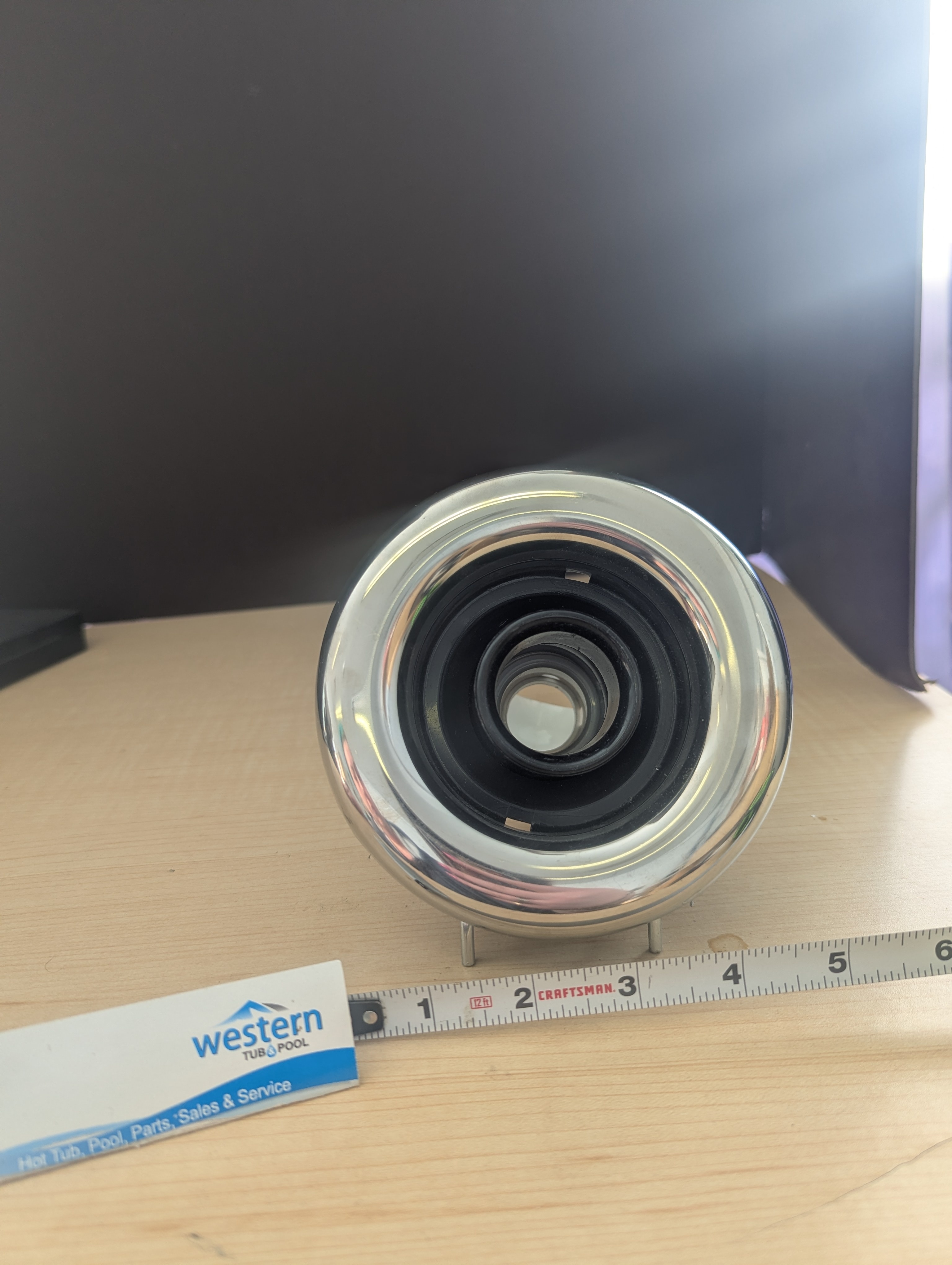 Restore Your Hot Tub with the Replacement Whirlpool Adjustable Directional Jet Don't let a broken jet ruin your relaxation time. The 5" Whirlpool Adjustable Jet insert offers powerful, directional flow in a sleek Stainless/Black finish, compatible with many top hot tub brands.      Why Choose the 5" Whirlpool Adjustable Jet? Precision Control Customize your hydrotherapy experience with fully adjustable, directional water flow. Target specific muscle groups for maximum relief.  Durable Design Built to last, this jet features a robust construction with a modern Stainless Steel and Black face that resists corrosion and wear.    Need Help Finding the Right Part? We know that identifying the exact replacement part for your spa can be difficult. At Western Tub and Pool, we specialize in hard-to-find parts. 1. Check Your Part Number: If you have the old jet, look for a part number stamped on the plastic. 2. Send Us a Picture: Not sure what you're looking at? Snap a photo and email it to us at fixmytub@gmail.com. 3. Call the Experts: Speak directly with our team at 1-855-248-0777 for immediate guidance.    Frequently Asked Questions How do I know if this jet will fit my hot tub? The best way is to measure the face diameter (should be approximately 5 inches) and check the diffuser style on the back. You can also email pictures of your existing jet to fixmytub@gmail.com for confirmation.  Is this jet easy to install? Yes, these internal jets thread into the jet body. Most homeowners can replace them without professional help.  What if I can't find my part number? No problem! Our team specializes in identifying parts visually. Send clear photos of the front and back of the jet to our email, and we will match it for you.  Do you offer support for other hard-to-find parts? Absolutely. Western Tub and Pool stocks a vast inventory of replacement hot tub repair parts. If we don't have it listed, give us a call&mdash;we can likely source it for you.     Get Your Spa Running Like New Don't settle for a lackluster soak. Order your replacement parts today or contact our experts for personalized help. [Email fixmytub@gmail.com]