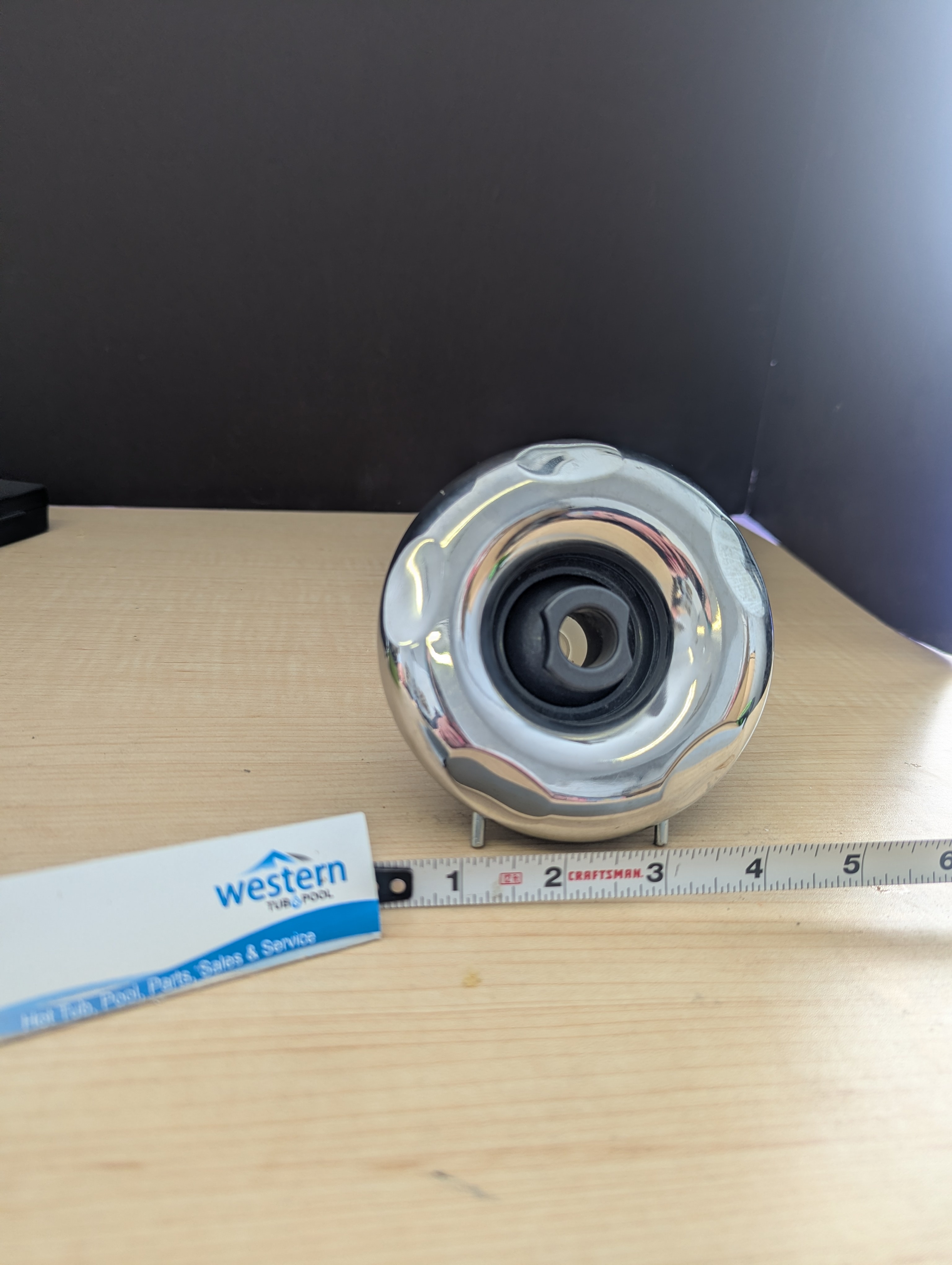 Improve Your Spa Experience Today!   Revitalize your hot tub with the Replacement Waterway Clip-In Poly Storm Directional Jet Insert with 5 scallop stainless steel trim This high-quality replacement jet provides a powerful, targeted massage, ensuring you get the most out of every soak.  The Ultimate Jet Replacement for Your Spa Is a broken or worn-out jet diminishing your relaxation? It's time for an upgrade. The Replacement Clip-In Poly Storm Directional Jet by Waterway is designed for a seamless fit and superior performance, restoring your hot tub's hydrotherapy power.  Key Features: Targeted Massage: The directional design allows you to aim the water flow precisely where you need it, perfect for soothing sore muscles and relieving tension. Sleek, Modern Look: Featuring a stylish black and stainless steel (SS) trim with 5 scallop design, this jet adds a touch of modern elegance to your spa's interior. Perfect Fit: With a 4.5" face and a simple snap-in design, installation is quick and effortless. This replacement part is specifically designed by Waterway, ensuring compatibility and a secure connection. Powerful Performance: As a poly storm jet, it delivers a focused and invigorating stream of water, transforming your hot tub into a personal hydrotherapy oasis. Ready for a Better Soak? Don't let a faulty jet keep you from the powerful massage and deep relaxation you deserve. This easy-to-install replacement part is the perfect solution to enhance your spa.  For expert advice or to place your order, call us today.  [Call us now at 1-855-248-0777]