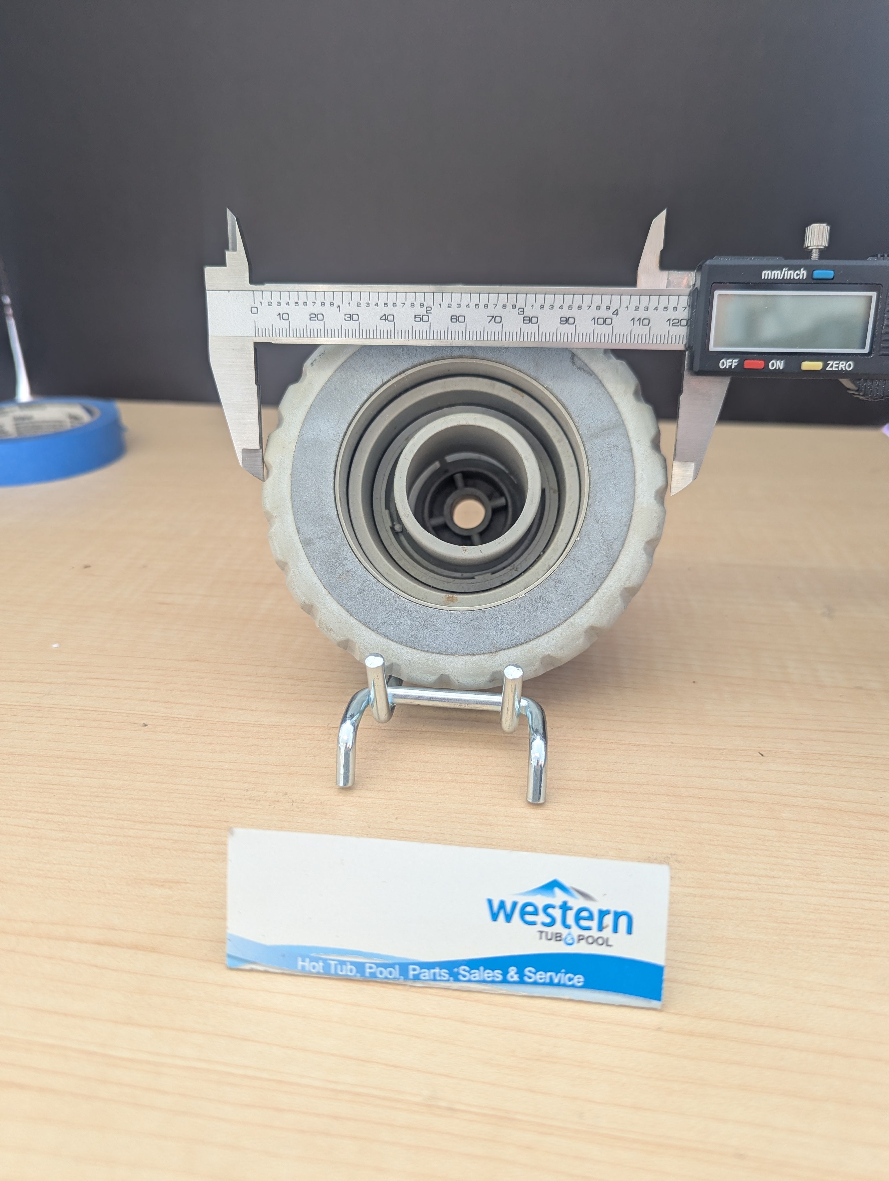 Restore Your Hot Tub's Power with a Recycled Directional Jet Today Bring back the powerful, soothing massage your hot tub was made for. This recycled Beachcomber jet is the perfect replacement part to get your pre-2001 spa running like new.   The Perfect Fit for Your Beachcomber Spa Is a broken or weak jet ruining your relaxation time? This large-face, directional jet insert is specifically designed as a replacement for pre-2001 Beachcomber hot tubs. The threaded design ensures a secure, leak-proof fit into your existing jet body, making installation quick and simple.  Key Features: Targeted Massage: The fully adjustable, directional nozzle allows you to aim the water flow precisely where you need it, creating a personalized hydrotherapy massage. Easy Installation: Simply thread the jet insert into place for a fast and effective repair. Durable Recycled Material: This high-quality replacement part offers reliable performance and is an eco-conscious choice. Authentic Design: The textured, grey gear-style face matches the original parts of pre-2001 Beachcomber models, maintaining the classic look of your hot tub.    Simple Steps to a Better Soak Unscrew Your Old Jet: Turn your old, broken jet insert counter-clockwise to remove it from the jet body. Thread in the New Jet: Align the threads and screw your new replacement jet in clockwise until it is snug and secure. Adjust and Enjoy: Turn on your spa, direct the water flow to your liking, and enjoy your revitalized massage experience. Frequently Asked Questions Will this jet fit my hot tub? This jet insert is designed for pre-2001 Beachcomber hot tubs that use a large-face, threaded jet body. Please check your existing jets to ensure they are the "thread in" style before purchasing.  What does "directional" mean? A directional jet allows you to manually pivot the nozzle inside the housing, so you can aim the stream of water at a specific area for a targeted deep-tissue massage.    Upgrade Your Spa Today Don't let a faulty jet diminish your hot tub experience. Order your replacement directional jet now and get back to the powerful, relaxing massage you deserve.    ***While there may be minor wear and discoloration due to the product being recycled, rest assured that all our jets are in good condition.  ***Please note that the availability of this recycled part may vary based on stock. We strive to keep our inventory freshly rotated, so you can always find what you need. If this product is out of stock, please add it to your wish list to be notified when new stock arrives. 