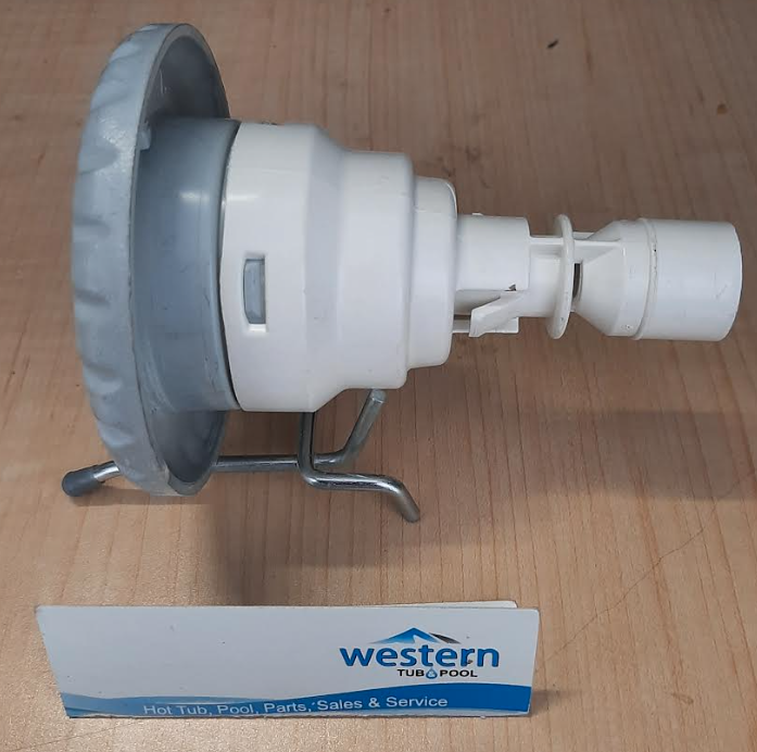 Recycled Beachcomber Poly Storm snap in directional Jet Nozzle - Grey Gear Trim    0  Beachcomber  Grey 2004-2013 Non Posi lock system ( snap-in ) Poly Storm Directional Gear Trim Beachcomber / jet – 3.5 ″ across jet face For Beachcomber Hot Tub Models with non Posi lock fitting type from 2004 to 2014  Colour : Grey gear style trim recycled from older beachcomber decommissioned hot tubs Built by waterways described as a massage poly storm jet " snap " in style As a recycled hot tub part, the availability of this jet may vary depending on current stock. However, we strive to constantly rotate our inventory so check back often or click the provided link for new availabilities. It's important to note that due to being a recycled part, some wear and discoloration may be present. However, we ensure that all jets are in overall good condition and come with snap-in clips that are in great shape   for more info and beachcomber recycled items call us 1-855-248-0777
