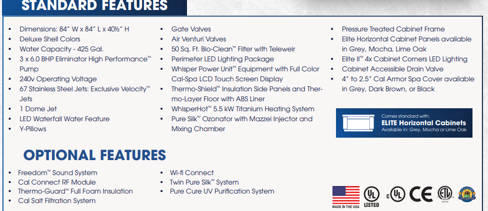 are you hot for hot tubs? Well, let us set your heart ablaze with this hot hot hot tub that's on sale! Not only is this hot tub white-hot in terms of its looks, but it also has an impressive seating capacity of up to 6.  you'll also get 425 gallons (1,609 L) of hot hot hot water with three Eliminator High Performance™ Pumps with dedicated heat circulation hush pump. Plus, you'll get 67 Velocity™ jets to massage those hot hot hot tub blues away! And for the perfect hot hot hot ambiance, it also comes with an included Curved Cascade LED Waterfall and Premium Underwater LED Lighting. Don't forget that hot hot hot spa cover to top it all off! So don't miss out on this hot hot hot deal - snag your hot tub now! 1-855-248-0777