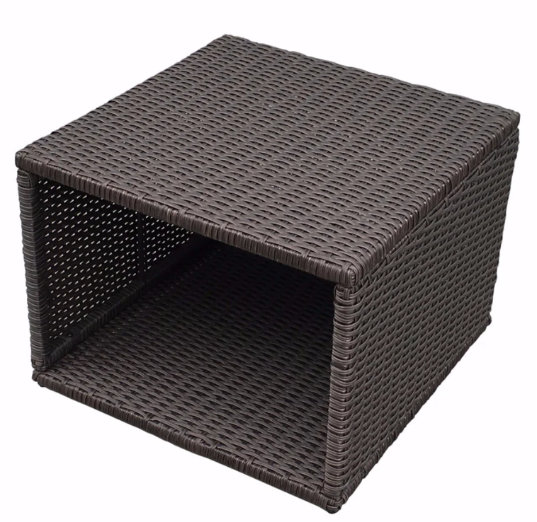 Enhance Your Setup with the Square Side Table today   Transform your backyard into the ultimate outdoor oasis with the Canadian Spa Company Square Surround Furniture Side Table (KF-10028). Designed specifically for square and rectangular hot tubs, this weather-resistant table provides the perfect blend of practical storage and elegant style.  Smart storage meets modular design The Canadian Spa Company Side Table is more than just a place to set your drink. Crafted to elevate your outdoor entertaining, this versatile piece brings exceptional functionality to your hot tub experience.  Built to withstand the elements Constructed from a durable, weather-resistant synthetic rattan, this table features an attractive wicker finish that looks great year-round. It is designed to resist fading and cracking, ensuring your investment stands the test of time.  Discreet and convenient storage Keep your spa area clutter-free. The table features a hollow side design, providing a spacious and hidden area to conveniently store your towels, water care products, and other spa accessories right where you need them.  Versatile and modular Lightweight and easy to assemble, this modular unit can be placed alongside other pieces from the Square Spa Surround Furniture Collection, allowing an endless number of customization possibilities. It is sturdy enough that it even doubles as a convenient bar stool for your guests.  Specifications and Dimensions Ensure a perfect fit for your patio or deck with the precise measurements of the KF-10028 side table:  Assembled Height: 18 inches (45 cm) Assembled Width: 23 inches (59 cm) Assembled Depth: 23 inches (59 cm) Assembled Weight: 11 lbs (approx. 6.8 kg) Material: Synthetic rattan with a wicker finish Compatible Hot Tub Models This Side Table is designed to perfectly surround square and rectangular spas. It is highly recommended for use with Canadian Spa Company models, including:  Muskoka Patio Spa Cornwall AI Plug & Play Hot Tub Toronto SE 6-Person Hot Tub Grand Bend 94-Jet Hot Tub Any standard square and rectangular hot tub models Need help finding the right part? We specialize in hard to find product part assistance. If you are unsure whether this is the exact match for your setup, our experts are standing by to help.  Check your part number if known, or send us pictures, the make and model of the hot tub, and the serial number.  Call us for more information or assistance with these replacement hot tub repair parts, products, and other spa parts at Western Tub and pool: 1-855-248-0777, or send us an email to fixmytub@gmail.com.  Questions and Answers What materials is the side table made from? The table is constructed from a lightweight, weather-resistant synthetic rattan with a premium wicker finish, designed to withstand outdoor elements and frequent splashes.  Can I connect this to other surround furniture? Yes! The Side Table is fully modular. It can be seamlessly placed alongside straight steps, corner planters, and bar sets from the Canadian Spa Company Square Surround Furniture collection.  How do I clean and maintain the table? Your outdoor furniture can quickly and easily be cleaned by spraying it down with a garden hose. For a more thorough clean, simply wipe the frames with a mild detergent in lukewarm water and rinse.  What if I cannot find the exact part I need for my hot tub? If you are looking for specific replacement parts or compatible controls, reach out to our team. Send us an email to fixmytub@gmail.com with your hot tub's serial number and photos, and we will track down exactly what you need.  Complete your backyard oasis today!  [Shop and order at Western tub and pool]
