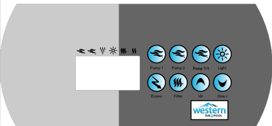 Replacement K-85 Topside Control Overlay - 8 Button 3 or 4 Pump   Used in with topside controller K-85  Protects the topside controller  Replace your worn, damaged overlay  Replacement topside control overlay. Upgrade your spa or hot tub with the K-85 Topside Control Overlay. Compatible with Dynasty systems using the k-85 topside control , this replacement part adds a touch of sophistication and personalization to your spa experience.  But it's not just about aesthetics. The K-85 overlay serves an important function - protecting your topside controller from wear and tear. Over time, constant use and exposure to elements can cause damage to your original overlay, making it difficult to read or operate properly.  With the K-85 Topside Control Overlay, you can easily replace your worn or damaged part without having to replace the entire topside controller. This not only saves you time and money, but also ensures that your spa remains in top working condition.  The overlay is designed to fit perfectly on your existing topside control, ensuring a seamless transition and hassle-free installation process. Made from high-quality materials, it can withstand daily use and exposure to water and chemicals without deteriorating.  In addition to its durability, the K-85 overlay features an easy-to-read design with clear labels for each function. This makes it easier for users to navigate through the various settings and programs of their spa without any confusion.  Upgrade your spa experience with the K-85 Topside Control Overlay today. Not only will it enhance the functionality and aesthetics of your spa, but it will also provide you with peace of mind knowing that you have a reliable and durable control panel at your fingertips.  Looking for other accessories to improve your spa experience? Check out our range of hot tub covers, filters, and chemicals to keep your spa clean and well-maintained. We also offer a variety of spa steps and handrails to make getting in and out of your spa safe and easy.  At Western Tub and Pool we are committed to providing our customers with high-quality products that enhance their relaxation and enjoyment. Our team is dedicated to constantly innovating and improving our products, ensuring that every spa owner has the best experience possible. Upgrade your spa today!
