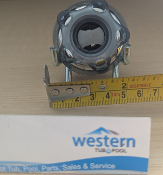 Dynasty Spa Replacement Adjustable Cluster Storm Directional Clip in Jet - 2" Face Transform your spa with the Dynasty Spa Replacement Adjustable Cluster Storm Directional Jet Insert featuring premium Black Revo ESC Metal trim and adjustable flow control. This isn't just any replacement jet insert. The Dynasty Spa Cluster Storm Directional Jet Insert combines superior engineering with sleek aesthetics, delivering the powerful, customizable hydrotherapy your spa was designed for. Engineered specifically for Dynasty spas, this replacement jet insert features a 2" face dimension for seamless integration with your existing spa system. Adjustable Directional Flow Take control of your spa experience with fully adjustable directional jets that let you customize water pressure and flow exactly where you need it most. Easy Clip-In Installation No tools, no complications. The innovative clip-in design ensures quick, secure installation that anyone can handle in minutes. Perfect Replacement Match Designed specifically for Dynasty spa systems, ensuring optimal performance and compatibility with your existing setup. Cluster Storm Technology Experience powerful, targeted hydrotherapy with our advanced cluster storm design that maximizes water flow efficiency. Durable Construction Built to withstand constant water exposure and temperature changes while maintaining peak performance for years. Professional-Grade Quality Each jet insert meets strict quality standards, delivering the reliability you expect from premium spa components. Restore Your Spa's Peak Performance Don't let worn-out jet inserts compromise your relaxation time. Upgrade to the Dynasty Spa Replacement Cluster Storm Directional Jet Insert today and rediscover the powerful, customizable hydrotherapy your spa was meant to deliver. Call us today: 1-855-248-0777