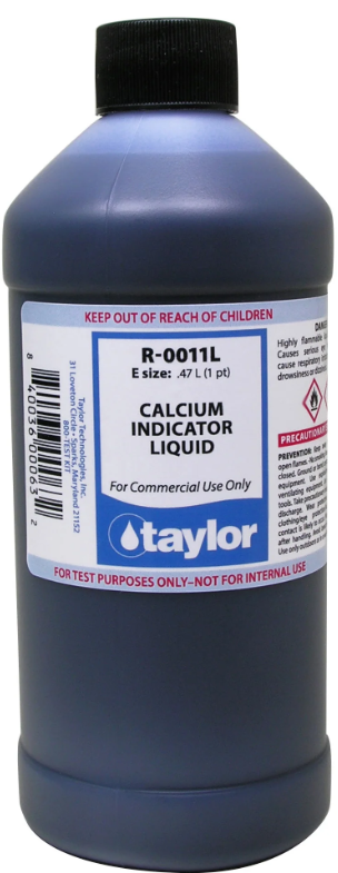 Taylor Calcium Indicator Liquid - 16oz Bottle Calcium buildup can be a common problem in hot tubs, especially in areas with hard water. This buildup can lead to cloudy water, scaling on the walls and surfaces of the hot tub, and even damage to your equipment. To help prevent this issue, using a calcium indicator liquid is highly recommended What is Calcium Indicator Liquid? Calcium Indicator Liquid is a solution used for testing and monitoring the calcium levels in hot tub water. Why is it important to test for calcium levels in hot tub water? Calcium plays a vital role in maintaining the overall health and balance of hot tub water. Low levels of calcium can lead to corrosion of the hot tub's metal components, while high levels can cause cloudy and hard water. Additionally, proper calcium levels are essential for ensuring the effectiveness of other chemicals, such as chlorine or bromine, in sanitizing the water. How to use Calcium Indicator Liquid To use Calcium Indicator Liquid, simply fill the dropper with the solution and add drops into a water sample taken from the hot tub. The color of the water will change based on the calcium levels present, allowing you to determine if your water's calcium levels are within the recommended range. Tips for maintaining proper calcium levels in hot tub water Test your hot tub's calcium levels regularly - It is recommended to test for calcium levels at least once a week to ensure they are within the recommended range. Balance other chemicals first - Before adjusting calcium levels, make sure your hot tub's pH and alkalinity levels are balanced. This will help prevent any potential chemical reactions that can affect the accuracy of your calcium testing. Use Calcium Hardness Increaser or Reducer - If your hot tub's calcium levels are too low, use a Calcium Hardness Increaser to raise them. If they are too high, use a Calcium Reducer to bring them back into the recommended range. Drain and refill your hot tub - If your hot tub's calcium levels are consistently too high, it may be necessary to drain and refill the water. This will help reset the calcium levels and maintain proper balance. Maintaining proper calcium levels in hot tub water is crucial for both the longevity and enjoyment of your hot tub. Regular testing with Calcium Indicator Liquid and taking appropriate actions to adjust levels as needed will ensure a clean and healthy hot tub experience. So, it is essential to include this solution in your regular hot tub maintenance routine. Happy soaking!