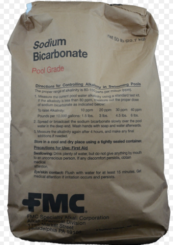 Sodium Bicarbonate 22.7Kg / 50Ib    Maintain Perfect Pool Chemistry with Ease  Our premium Sodium Bicarbonate Pool Balancer is the ultimate solution for keeping your pool's water balanced and safe. Specifically designed to increase alkalinity, this product ensures that your pool's pH levels remain stable, protecting it from external influences such as rain, heavy swimmer loads, or the use of other chemicals. By preventing pH fluctuations, it helps safeguard your pool components from corrosion, prolonging the life of your pool equipment.  Why Choose Sodium Bicarbonate Pool Balancer?  Boost Alkalinity: Quickly and effectively elevates low alkalinity levels. pH Stabilization: Prevents erratic changes in pH, ensuring comfortable and safe swimming conditions. Equipment Protection: Guards against corrosion and extends the life of your pool systems. Enjoy crystal-clear, perfectly balanced water with our Sodium Bicarbonate Pool Balancer. It’s simple to use and essential for a hassle-free pool maintenance experience.  Order today and take the first step toward a safe, sparkling pool your whole family will love!