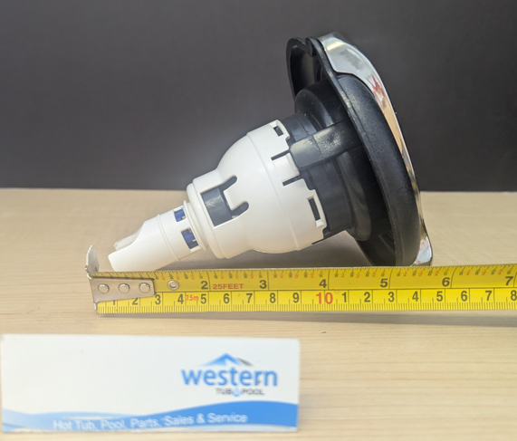 Replacement Dynasty Spas Power Storm Directional LED Jet Insert with 5" Face      Enhance your spa experience with the Replacement Dynasty Spas Power Storm Directional LED Jet Insert. Designed with a sleek 5-inch clip-in face, the jet can be adjusted to any direction to point a single, powerful stream of water towards a specific area, where you need it most. Its durable construction ensures long-lasting performance, making it a perfect replacement or upgrade for your spa and the LED lights will turn your evening soak into a mesmerising light show. Easy to install, the snap-in design allows for a hassle-free setup, letting you enjoy a rejuvenating massage in no time. Ideal for targeting tension and promoting relaxation, this Replacement Power Storm directional LED Jet Insert is a must-have for any spa enthusiast.  With its versatile design, the Replacement Power Storm Directional LED Jet Insert is compatible with a wide range of spa systems, ensuring you can upgrade your current setup without difficulty. The jet can be adjusted to point any direction, creating a dynamic water flow that focuses on sore muscles and relieves built-up stress, providing a therapeutic spa experience from the comfort of your home. Whether you're looking to enhance your relaxation routine or elevate your spa's functionality, this recycled jet insert delivers exceptional performance and comfort.  What are you waiting for? Upgrade your spa experience today!