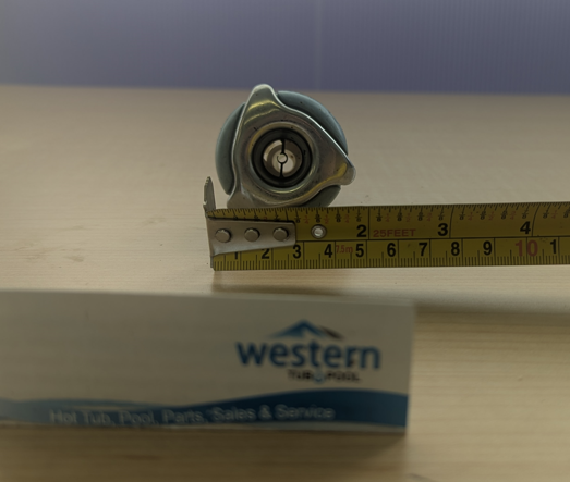 Recycled Dynasty Spas Cluster Storm No-Eye Jet Insert with 2" Face     Enhance your spa experience with the Recycled Dynasty Spas Cluster Storm No-Eye Jet Insert. Designed with a sleek 2-inch snap-in face, this design ensures an invigorating water flow, perfect for targeting sore muscles and creating a soothing massage effect. Its durable construction ensures long-lasting performance, making it a perfect replacement or upgrade for your spa. Easy to install, the snap-in design allows for a hassle-free setup, letting you enjoy a rejuvenating massage in no time. Ideal for targeting tension and promoting relaxation, this Recycled Cluster Storm No-Eye Jet Insert is a must-have for any spa enthusiast.  With its versatile design, the Recycled Cluster Storm No-Eye Jet Insert is compatible with a wide range of spa systems, ensuring you can upgrade your current setup without difficulty. This design ensures an invigorating water flow, perfect for targeting sore muscles and creating a soothing massage effect, providing a therapeutic spa experience from the comfort of your home. Whether you're looking to enhance your relaxation routine or elevate your spa's functionality, this recycled jet insert delivers exceptional performance and comfort.  Recycled from older Dynasty hot tub. This jet was originally black and stainless steel, however has faded due to age.   ***While there may be minor wear and discoloration due to the product being recycled, rest assured that all our jets are in good condition with durable snap-in clips.  ***Please note that the availability of this recycled part may vary based on stock. We strive to keep our inventory freshly rotated, so you can always find what you need. If this product is out of stock, please add it to your wish list to be notified when new stock arrives. 