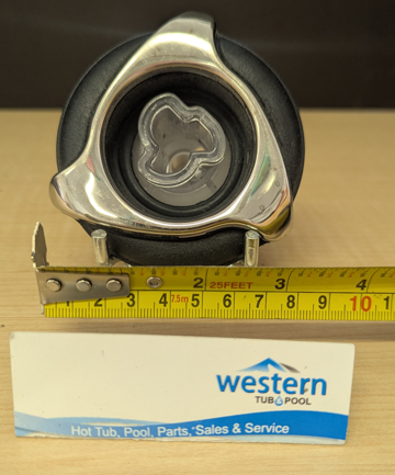 Dynasty Spas Replacement Mini Storm Directional LED Jet Insert with 3.5" Face Enhance your spa experience with the Replacement Dynasty Spas Mini Storm Directional LED Jet Insert. Designed with a sleek 3.5-inch snap-in face, the jet can be adjusted to any direction to point a single, powerful stream of water towards a specific area, where you need it most. Its durable construction ensures long-lasting performance, making it a perfect replacement or upgrade for your spa and the LED lights will turn your evening soak into a mesmerising light show. Easy to install, the snap-in design allows for a hassle-free setup, letting you enjoy a rejuvenating massage in no time. Ideal for targeting tension and promoting relaxation, this Replacement Mini Storm directional LED Jet Insert is a must-have for any spa enthusiast. With its versatile design, the Replacement Mini Storm Directional LED Jet Insert is compatible with a wide range of spa systems, ensuring you can upgrade your current setup without difficulty. The jet can be adjusted to point any direction, creating a dynamic water flow that focuses on sore muscles and relieves built-up stress, providing a therapeutic spa experience from the comfort of your home. Whether you're looking to enhance your relaxation routine or elevate your spa's functionality, this replacement jet insert delivers exceptional performance and comfort. So what are you waiting for? Upgrade your spa today with the Mini Storm Directional LED Jet by Dynasty. Call us at 1-855-248-0777.
