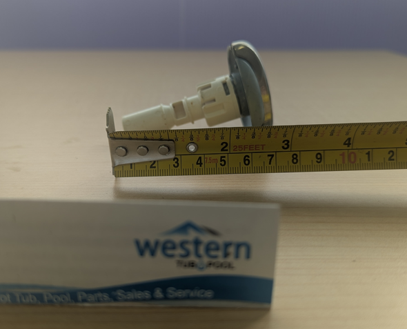 Recycled Dynasty Spas Cluster Storm No-Eye Jet Insert with 2" Face Enhance your spa experience with the Recycled Dynasty Spas Cluster Storm No-Eye Jet Insert. Designed with a sleek 2-inch snap-in face, this design ensures an invigorating water flow, perfect for targeting sore muscles and creating a soothing massage effect. Its durable construction ensures long-lasting performance, making it a perfect replacement or upgrade for your spa. Easy to install, the snap-in design allows for a hassle-free setup, letting you enjoy a rejuvenating massage in no time. Ideal for targeting tension and promoting relaxation, this Recycled Cluster Storm No-Eye Jet Insert is a must-have for any spa enthusiast. With its versatile design, the Recycled Cluster Storm No-Eye Jet Insert is compatible with a wide range of spa systems, ensuring you can upgrade your current setup without difficulty. This design ensures an invigorating water flow, perfect for targeting sore muscles and creating a soothing massage effect, providing a therapeutic spa experience from the comfort of your home. Whether you're looking to enhance your relaxation routine or elevate your spa's functionality, this recycled jet insert delivers exceptional performance and comfort. Recycled from older Dynasty hot tub. This jet was originally black and stainless steel, however has faded due to age. ***While there may be minor wear and discoloration due to the product being recycled, rest assured that all our jets are in good condition with durable snap-in clips. ***Please note that the availability of this recycled part may vary based on stock. We strive to keep our inventory freshly rotated, so you can always find what you need. If this product is out of stock, please add it to your wish list to be notified when new stock arrives.