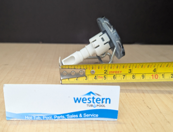 Recycled Beachcomber Small Vortex Style Snap In Jet Insert - 2011+ Britewerx accessories are known for their chrome-like finish and high resistance to tarnishing and corrosion. Use them to upgrade your spa's appearance while also benefiting from long-lasting performance. Ideal for those who prioritize aesthetics as well as durability in spa components. This small vortex recycled replacement jet insert is designed for models manufactured from 2011 onwards. It ensures a precise fit and compatibility for users with newer spa models, providing easy upgrades or repairs without guesswork. Unleash the luxury of personalized relaxation with a Recycled Beachcomber Britewerx small vortex Jet insert, the ultimate water jet designed for spa hydrotherapy. Crafted with a premium chrome finish, it not only ensures long-lasting durability but also adds a touch of sophistication to your spa setup. Seamlessly blending functionality with elegance, Britewerx is the perfect addition to elevate your relaxation routine. Non Posi lock system ( snap-in ) Britewerx style vortex Jet 2 1/4" across the face For Beachcomber Hot Tub Models with non Posi lock fitting type from 2011 onwards Massage effect: Beachcomber’s small size vortex hot tub jet provides a pinpoint or targeted deep tissue massage, using a single stream of water and air mixture, cut with 4 flutes. The flutes twist the water upon exit to create turbulence and massage force, with the added beauty of Britewerx facia accent. Colour: Chrome recycled from older beachcomber hot tubs Built by waterways described as a massage jet " snap " in style While there may be minor wear and discoloration due to the product being recycled, rest assured that all our jets are in good condition with durable snap-in clips. ***Please note that the availability of this recycled part may vary based on stock. We strive to keep our inventory freshly rotated, so you can always find what you need. If this product is out of stock, please add it to your wish list to be notified when new stock arrives. By properly maintaining your hot tub, you can ensure that it stays in top condition and provides you with a relaxing and enjoyable experience every time you use it. And by choosing recycled replacement parts, you can also do your part in promoting sustainability and reducing waste.