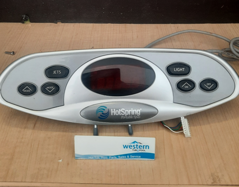 Restore Your Spa with a Genuine Recycled Hot Spring Limelight Control Panel   Give your 2012.5-2014 Limelight spa new life with this authentic recycled control panel. Also a compatible Retrofit for older Tiger River spas, this topside unit delivers reliable performance at an unbeatable value.  Complete Control at Your Fingertips This genuine Hot Spring Limelight control panel features 8 strategically placed buttons that put you in complete command of your spa experience. Control jets for the perfect massage intensity, adjust lighting for ambiance, set your ideal temperature, and access advanced setup and watercare functions—all from one intuitive interface.  The built-in lock feature ensures unauthorized users can't tamper with your settings, giving you peace of mind whether you have curious children or want to maintain your preferred spa configuration.  Perfect Retrofit Solution for Older Tiger River Spas Authentic Hot Spring Quality This recycled control panel maintains the same high standards as original equipment, ensuring seamless integration with your existing spa system.  Cost-Effective Upgrade Why replace your entire spa when you can restore full functionality with a genuine recycled control panel at a fraction of the cost?  Easy Installation Designed specifically for 2012.5-2014 Limelight spa models, this recycled topside control panel installs quickly without extensive modifications to your system.  Proven Compatibility Works flawlessly as a retrofit for older Tiger River spas, eliminating guesswork and compatibility issues common with aftermarket alternatives.  Product Specifications Model Compatibility: 2012.5-2014 Hot Spring Limelight spa models and older Tiger River spas. Requires the 76836 IQ 2020 spa control system (Eagle control box) to function correctly. Button Configuration: 8-button layout for comprehensive control Key Functions: Jets, lights, temperature control, setup menu, watercare functions Security Feature: Built-in lock to prevent unauthorized access Condition: Recycled genuine Hot Spring part Type: Topside control panel  Restore Your Spa Today Don't let a faulty control panel keep you from enjoying your Hot Spring Limelight or Tiger River spa. This genuine recycled topside offers the reliability and functionality you need to get back to relaxing.