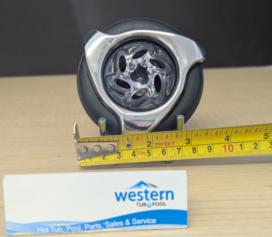 Dynasty Spas Replacement Poly Storm Multi-Massage LED Jet Insert with 4" Face    Enhance your spa experience with the Replacement Dynasty Spas Poly Storm Multi-Massage LED Jet Insert. Designed with a sleek 4-inch snap-in face, this full jet is enhanced by a rotating centrifuge that distributes the water through the 7 jet holes to provide a vigorous massage. Its durable construction ensures long-lasting performance, making it a perfect replacement or upgrade for your spa and the LED lights will turn your evening soak into a mesmerising light show. Easy to install, the snap-in design allows for a hassle-free setup, letting you enjoy a rejuvenating massage in no time. Ideal for targeting tension and promoting relaxation, this Replacement Poly Storm multi-massage LED Jet Insert is a must-have for any spa enthusiast.  With its versatile design, the Replacement Poly Storm Multi-Massage LED Jet Insert is compatible with a wide range of spa systems, ensuring you can upgrade your current setup without difficulty. This jet employs a centrifuge that pushes water through 7 jet holes to provide a vigorous massage creating a dynamic water flow that focuses on sore muscles and relieves built-up stress, providing a therapeutic spa experience from the comfort of your home. Whether you're looking to enhance your relaxation routine or elevate your spa's functionality, this recycled jet insert delivers exceptional performance and comfort.  So what are you waiting for? Upgrade your spa today with the Poly Storm Multi Massage LED Jet by Dynasty. Call us at 1-877-248-0777.