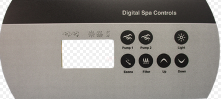 Replacement Dynasty K-85 Topside Control Overlay - 7 Button 2 Pump Generic used in with in.xe systems part 12699 protects the topside controller replace your worn , damaged overlay Dynasty replacement topside control overlay. Upgrade your spa or hot tub with the Dynasty K-85 Topside Control Overlay. Compatible with in.xe systems using the k-85 topside control , this replacement adds a touch of sophistication and personalization to your spa experience. But it's not just about aesthetics. The K-85 overlay serves an important function - protecting your topside controller from wear and tear. Over time, constant use and exposure to elements can cause damage to your original overlay, making it difficult to read or operate properly. With the Dynasty K-85 Topside Control Overlay, you can easily replace your worn or damaged part without having to replace the entire topside controller. This not only saves you time and money, but also ensures that your spa remains in top working condition. The overlay is designed to fit perfectly on your existing topside control, ensuring a seamless transition and hassle-free installation process. Made from high-quality materials, it can withstand daily use and exposure to water and chemicals without deteriorating. In addition to its durability, the K-85 overlay features an easy-to-read design with clear labels for each function. This makes it easier for users to navigate through the various settings and programs of their spa without any confusion. Upgrade your spa experience with the Dynasty K-85 Topside Control Overlay today. Not only will it enhance the functionality and aesthetics of your spa, but it will also provide you with peace of mind knowing that you have a reliable and durable control panel at your fingertips. Looking for other accessories to improve your spa experience? Check out our range of hot tub covers, filters, and chemicals to keep your spa clean and well-maintained. We also offer a variety of spa steps and handrails to make getting in and out of your spa safe and easy. At Western Tub and Pool we are committed to providing our customers with high-quality products that enhance their relaxation and enjoyment. Our team is dedicated to constantly innovating and improving our products, ensuring that every spa owner has the best experience possible. Upgrade your spa today!