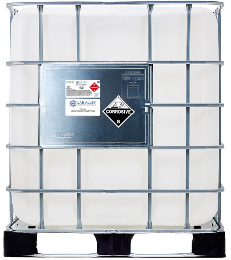 Sodium Hypochlorite - Liquid Chlorine - 1230L In the swimming pool industry, one of the most popularly chosen forms for sanitizing and chlorinating water is sodium hypochlorite. Commonly known as “liquid chlorine” or bleach, sodium hypochlorite is widely used in both commercial and residential swimming pools. Sodium hypochlorite effectively destroys bacteria and prevents algae in swimming pools. Sodium hypochlorite for swimming pools is usually manufactured at concentrations of 10% or 12.5%. One gallon of 12.5% sodium hypochlorite provides approximately 12.5 ppm of free chlorine per 10,000 gallons of pool water. Sodium hypochlorite is a primary sanitizer because of its ability to kill microorganisms, oxidize nonliving contaminants like ammonia and swimmers’ waste and provide a protective residual in the water. SODIUM HYPOCHLORITE: THE BASIC FACTS Clear yellow liquid with a chlorine odor A solution containing water, hypochlorite, sodium hydroxide and a trace amount of sodium chloride Strong bleaching agent Effective sanitizer for most pathogens Prevents and kills algae Oxidizes ammonia and swimmers’ waste Provides a measurable chlorine residual in the water Non-flammable, non-combustible and non-explosive. With its clear benefits and reliable performance, sodium hypochlorite remains a trusted solution for ensuring water quality and hygiene in pools, water treatment systems, and other sanitation processes.