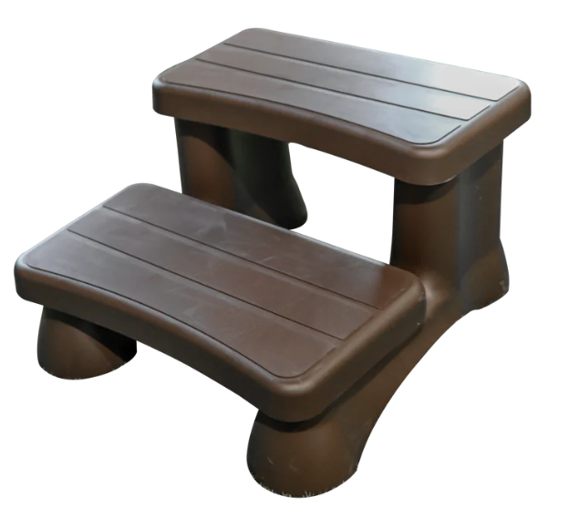 Get the Canadian Spa PVC Step  Ensure a safe and sturdy entry to your spa with the Narrow Canadian Spa Company PVC step. Find the exact replacement part you need to keep your hot tub in perfect working condition. [Shop and order at Western tub and pool]  Built for safety and durability Slip-resistant surface Enjoy peace of mind with a textured surface designed to prevent slips and falls when entering or exiting your hot tub, even when wet.  UV and weather resistant Crafted from high-quality PVC, this step is engineered to withstand harsh weather conditions and resist fading from prolonged sun exposure, ensuring it looks great year after year.  Simple installation Get back to relaxing in no time. This replacement PVC step is designed for a seamless fit compatible with most spa models, requiring minimal effort to install.  Dimensions These PVC Steps are available in both narrow and wide and colour options include brown and black to seamlessly blend into your outdoor oasis.  Narrow:  Length: 23 inches Width: 27 inches Height: 15 inches Material: Heavy-duty PVC Wide:  Length: 24 inches Width: 35 inches Height: 13.5 inches Material: Heavy-duty PVC Hard to find product part assistance Struggling to find the exact hot tub or spa part you need? We are here to help. Send us an email at fixmytub@gmail.com for dedicated assistance.  To help us find your part faster, please check your part number if known, or send us pictures, the make and model of the hot tub, and the serial number.  Frequently asked questions How do I know if this step will fit my hot tub? This step is compatible with most hot tub models.  What should I do if I cannot find my part number? If you are unable to locate the part number, simply take a few clear photos of the part you need to replace, along with your hot tub's make and model. Email these details to fixmytub@gmail.com, and our experts will identify the correct replacement for you.  How quickly can I get this replacement part? We process orders rapidly to ensure your spa is out of commission for as little time as possible. Contact us at 1-855-248-0777 for specific shipping times and availability to your location.  Ready to upgrade your outdoor oasis? [Shop and order at Western tub and pool]