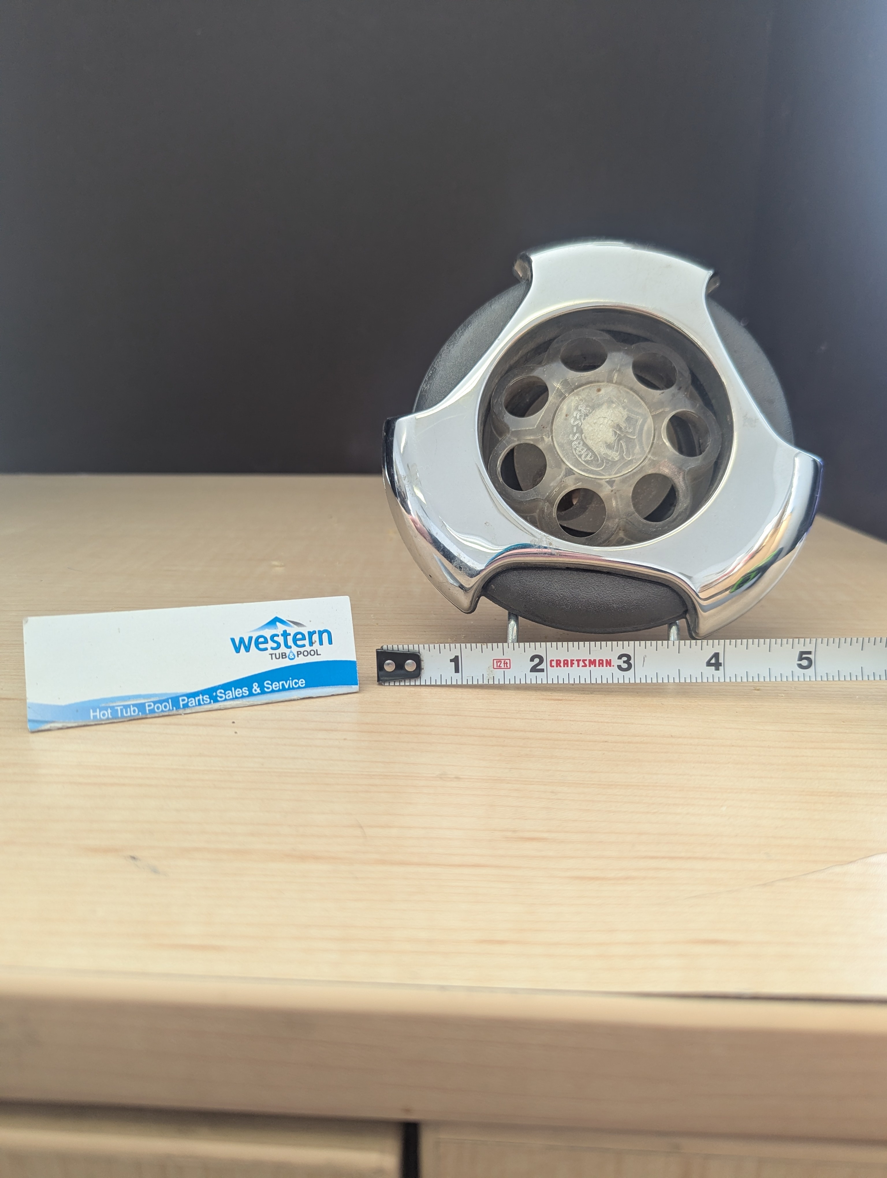 Restore Your Coast Spa to Perfection   Get your hot tub bubbling like new with genuine, recycled replacement jets. High-quality, authentic parts without the premium price tag.  The authentic upgrade your spa deserves Don't settle for generic parts that might not fit. Our Coast Spa clip-in jets are harvested directly from retired hot tubs, ensuring you get a genuine component that matches your system perfectly. Whether you have a broken jet or just want to refresh your spa's look, this is the sustainable, cost-effective solution you've been looking for.  Powerful massage performance Get back to the relaxation you deserve. This massage jet insert provides a powerful swirling massage action, perfect for soothing sore muscles and creating the ultimate hydrotherapy experience, plus this jet is LED-ready, featuring a clear backing that allows your spa's lighting system to shine through, adding ambiance to every soak.  Why choose our recycled jets? Genuine Coast Spa quality These aren't aftermarket knock-offs. These are authentic Coast Spa jets, salvaged from existing tubs, cleaned, and inspected to ensure they meet the original manufacturer's standards for performance.  Sleek and stylish design Featuring a sophisticated black and stainless steel finish with a tri-lever trim style, these jets add a modern touch to your spa while delivering the powerful massage you love.  Easy clip-in installation No complex tools required. The intuitive clip-in design makes swapping out your old, broken jets quick and hassle-free, so you can get back to relaxing sooner.  A sustainable choice By purchasing a jet recycled from an older unit, you are giving a second life to perfectly good hardware and keeping durable materials out of the landfill.  Why Choose Our Recycled Jets? Seamless Compatibility Designed specifically for Coast Spas, this replacement jet insert features a 3.5" face and a secure clip-in mechanism for a perfect, hassle-free fit.   How to Install Your New Jets Remove the Old Jet: Gently rotate the existing jet insert counter-clockwise until it unclips from the housing. Align the New Insert: Position your new Recycled Jet Insert into the empty housing. Clip and Lock: Push in and rotate clockwise until you hear a click, securing the jet in place. Revive Your Coast Spa Today Don't let worn-out jets ruin your relaxation. Upgrade to our Replacement Recycled Jet Insert for a superior massage experience.     Recycled from older Coast Spa hot tubs.   ***While there may be minor wear and discoloration due to the product being recycled, rest assured that all our jets are in good condition with durable snap-in clips.  ***Please note that the availability of this recycled part may vary based on stock. We strive to keep our inventory freshly rotated, so you can always find what you need. If this product is out of stock, please add it to your wish list to be notified when new stock arrives.   Call us Today: 1-855-248-0777