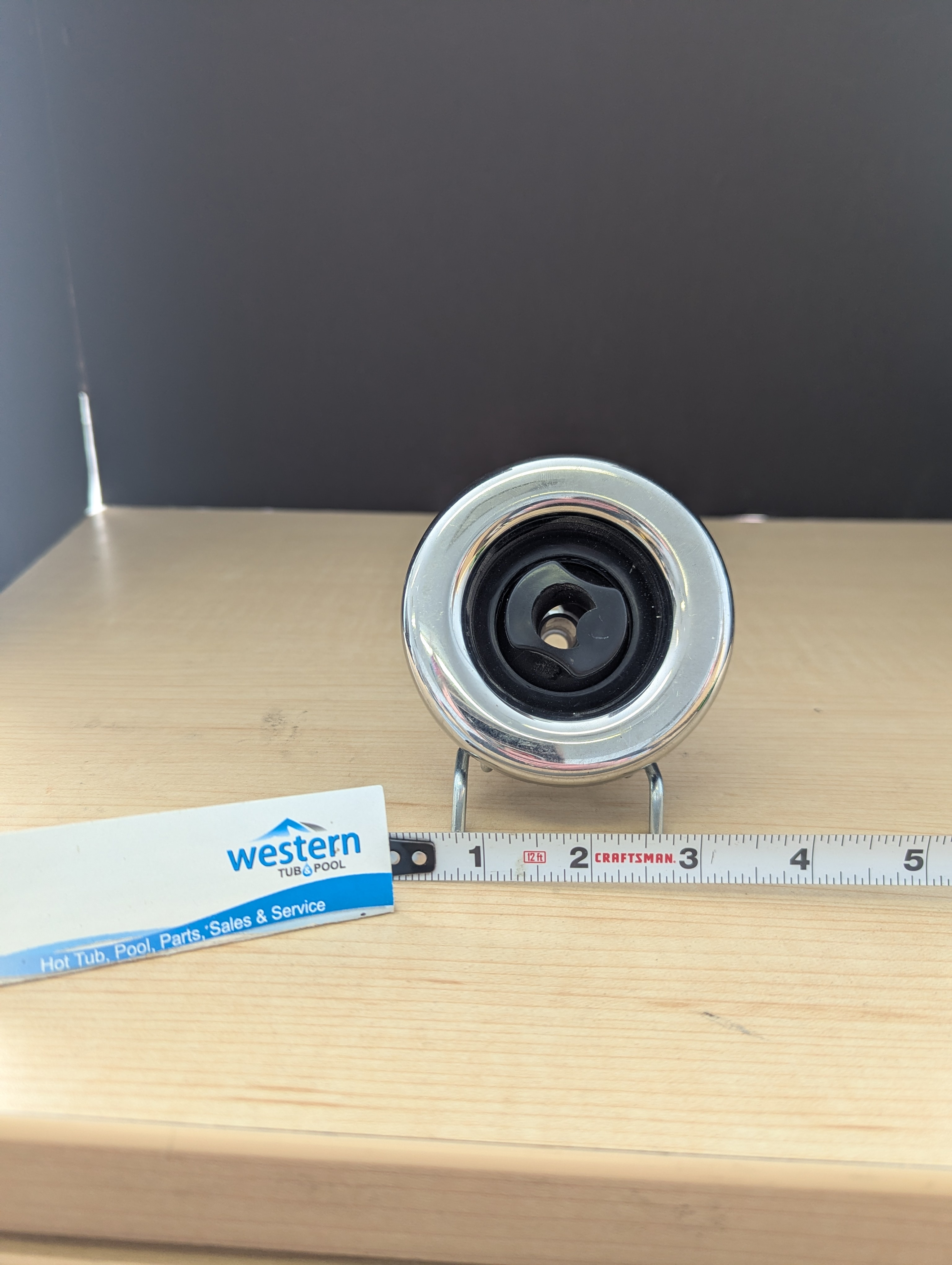 Improve Your Spa Experience Today! Revitalize your hot tub with the Replacement Waterway Clip-In Poly Storm Rotational Jet Insert by Dynasty. This high-quality replacement jet provides a circular, spinning, or swirling massage that mimics a kneading motion, often described as a "hands-on" Swedish-style massage. This type of jet is designed to target larger muscle groups by constantly moving a concentrated stream in a sweeping pattern, providing a deeper massage that helps improve circulation, reduce fluid retention, and release tension without causing skin discomfort The Ultimate Jet Replacement for Your Dynasty Spa Is a broken or worn-out jet diminishing your relaxation? It's time for an upgrade. The Replacement Dynasty Clip-In poly Storm rotational Jet is designed for a seamless fit and superior performance, restoring your hot tub's hydrotherapy power while providing a mesmerising light show. Key Features: Targeted Massage: The rotational design provides a circular, spinning, or swirling massage, perfect for soothing sore muscles and relieving tension. Sleek, Modern Look: Featuring a sleek stainless steel trim, this jet adds a touch of modern elegance to your spa's interior. Perfect Fit: With a 3.5" face and a simple snap-in design, installation is quick and effortless. This replacement part is specifically designed by Waterway, ensuring compatibility and a secure connection. Powerful Performance: As a poly storm jet, it delivers a powerful water stream in a small package. Ready for a Better Soak? Don't let a faulty jet keep you from the powerful massage and deep relaxation you deserve. This easy-to-install replacement part is the perfect solution to enhance your spa. recycled from older Dynasty hot tubs While there may be minor wear and discoloration due to the product being recycled, rest assured that all our jets are in good condition with durable snap-in clips. ***Please note that the availability of this recycled part may vary based on stock. We strive to keep our inventory freshly rotated, so you can always find what you need. If this product is out of stock, please add it to your wish list to be notified when new stock arrives. By properly maintaining your hot tub, you can ensure that it stays in top condition and provides you with a relaxing and enjoyable experience every time you use it. And by choosing recycled replacement parts, you can also do your part in promoting sustainability and reducing waste. Do you offer support for other hard-to-find parts? Absolutely. Western Tub and Pool stocks a vast inventory of replacement hot tub repair parts. If we don't have it listed, give us a call—we can likely source it for you. Need Help Finding the Right Part? We know that identifying the exact replacement part for your spa can be difficult. At Western Tub and Pool, we specialize in hard-to-find parts. 1. Check Your Part Number: If you have the old jet, look for a part number stamped on the plastic. 2. Send Us a Picture: Not sure what you're looking at? Snap a photo and email it to us at fixmytub@gmail.com. 3. Call the Experts: Speak directly with our team at 1-855-248-0777 for immediate guidance. Get Your Spa Running Like New Don't settle for a lackluster soak. Order your replacement parts today or contact our experts for personalized help. Improve Your Spa Experience Today! Revitalize your hot tub with the Replacement Waterway Clip-In Poly Storm Rotational Jet Insert by Dynasty. This high-quality replacement jet provides a circular, spinning, or swirling massage that mimics a kneading motion, often described as a "hands-on" Swedish-style massage. This type of jet is designed to target larger muscle groups by constantly moving a concentrated stream in a sweeping pattern, providing a deeper massage that helps improve circulation, reduce fluid retention, and release tension without causing skin discomfort The Ultimate Jet Replacement for Your Dynasty Spa Is a broken or worn-out jet diminishing your relaxation? It's time for an upgrade. The Replacement Dynasty Clip-In poly Storm rotational Jet is designed for a seamless fit and superior performance, restoring your hot tub's hydrotherapy power while providing a mesmerising light show. Key Features: Targeted Massage: The rotational design provides a circular, spinning, or swirling massage, perfect for soothing sore muscles and relieving tension. Sleek, Modern Look: Featuring a sleek stainless steel trim, this jet adds a touch of modern elegance to your spa's interior. Perfect Fit: With a 3.5" face and a simple snap-in design, installation is quick and effortless. This replacement part is specifically designed by Waterway, ensuring compatibility and a secure connection. Powerful Performance: As a poly storm jet, it delivers a powerful water stream in a small package. Ready for a Better Soak? Don't let a faulty jet keep you from the powerful massage and deep relaxation you deserve. This easy-to-install replacement part is the perfect solution to enhance your spa. recycled from older Dynasty hot tubs While there may be minor wear and discoloration due to the product being recycled, rest assured that all our jets are in good condition with durable snap-in clips. ***Please note that the availability of this recycled part may vary based on stock. We strive to keep our inventory freshly rotated, so you can always find what you need. If this product is out of stock, please add it to your wish list to be notified when new stock arrives. By properly maintaining your hot tub, you can ensure that it stays in top condition and provides you with a relaxing and enjoyable experience every time you use it. And by choosing recycled replacement parts, you can also do your part in promoting sustainability and reducing waste. Do you offer support for other hard-to-find parts? Absolutely. Western Tub and Pool stocks a vast inventory of replacement hot tub repair parts. If we don't have it listed, give us a call—we can likely source it for you. Need Help Finding the Right Part? We know that identifying the exact replacement part for your spa can be difficult. At Western Tub and Pool, we specialize in hard-to-find parts. 1. Check Your Part Number: If you have the old jet, look for a part number stamped on the plastic. 2. Send Us a Picture: Not sure what you're looking at? Snap a photo and email it to us at fixmytub@gmail.com. 3. Call the Experts: Speak directly with our team at 1-855-248-0777 for immediate guidance. Get Your Spa Running Like New Don't settle for a lackluster soak. Order your replacement parts today or contact our experts for personalized help.