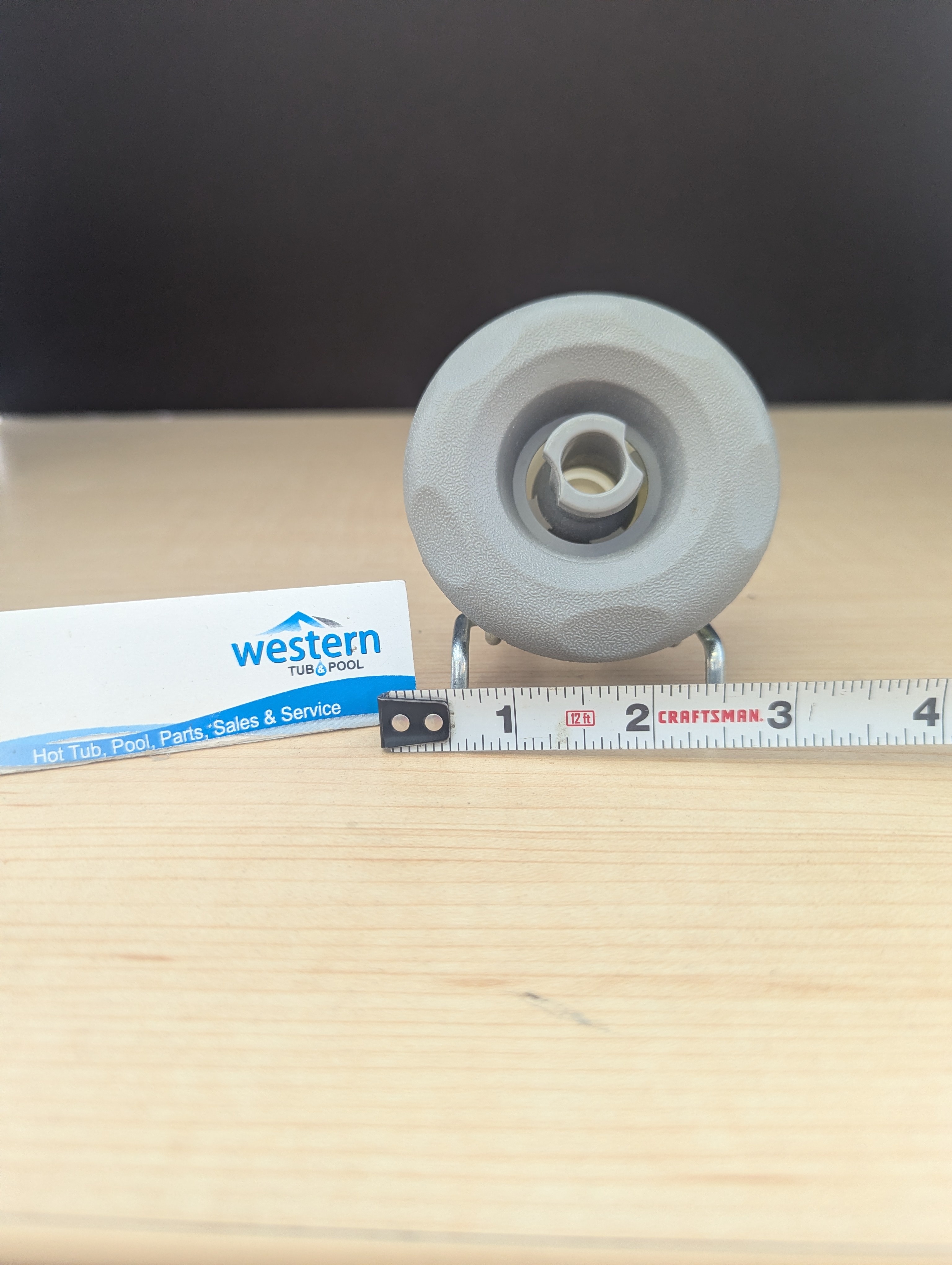 Improve Your Spa Experience Today!  Revitalize your hot tub with the Replacement Waterway Clip-In Mini Storm Directional 5 Scallop Grey Jet Insert by Dynasty. This high-quality replacement jet provides a powerful, targeted swirling massage, ensuring you get the most out of every soak.  The Ultimate Jet Replacement for Your Dynasty Spa Is a broken or worn-out jet diminishing your relaxation? It's time for an upgrade. The Replacement Dynasty Clip-In Mini Storm directional 5 Scallop grey Jet is designed for a seamless fit and superior performance, restoring your hot tub's hydrotherapy power.  Key Features: Targeted Massage: The directional design allows you to aim the water flow precisely where you need it, perfect for soothing sore muscles and relieving tension. Sleek, Modern Look: Featuring a sleek 5 scallop grey trim, this jet adds a touch of modern elegance to your spa's interior. Perfect Fit: With a 2.5" face and a simple snap-in design, installation is quick and effortless. This replacement part is specifically designed by Waterway, ensuring compatibility and a secure connection. Powerful Performance: As a mini storm jet, it delivers a focused and invigorating stream of water, transforming your hot tub into a personal hydrotherapy oasis. Ready for a Better Soak? Don't let a faulty jet keep you from the powerful massage and deep relaxation you deserve. This easy-to-install replacement part is the perfect solution to enhance your spa.  recycled from older Dynasty hot tubs While there may be minor wear and discoloration due to the product being recycled, rest assured that all our jets are in good condition with durable snap-in clips. ***Please note that the availability of this recycled part may vary based on stock. We strive to keep our inventory freshly rotated, so you can always find what you need. If this product is out of stock, please add it to your wish list to be notified when new stock arrives.   By properly maintaining your hot tub, you can ensure that it stays in top condition and provides you with a relaxing and enjoyable experience every time you use it. And by choosing recycled replacement parts, you can also do your part in promoting sustainability and reducing waste.      Do you offer support for other hard-to-find parts? Absolutely. Western Tub and Pool stocks a vast inventory of replacement hot tub repair parts. If we don't have it listed, give us a call&mdash;we can likely source it for you.  Need Help Finding the Right Part? We know that identifying the exact replacement part for your spa can be difficult. At Western Tub and Pool, we specialize in hard-to-find parts. 1. Check Your Part Number: If you have the old jet, look for a part number stamped on the plastic. 2. Send Us a Picture: Not sure what you're looking at? Snap a photo and email it to us at fixmytub@gmail.com. 3. Call the Experts: Speak directly with our team at 1-855-248-0777 for immediate guidance.  Get Your Spa Running Like New Don't settle for a lackluster soak. Order your replacement parts today or contact our experts for personalized help.