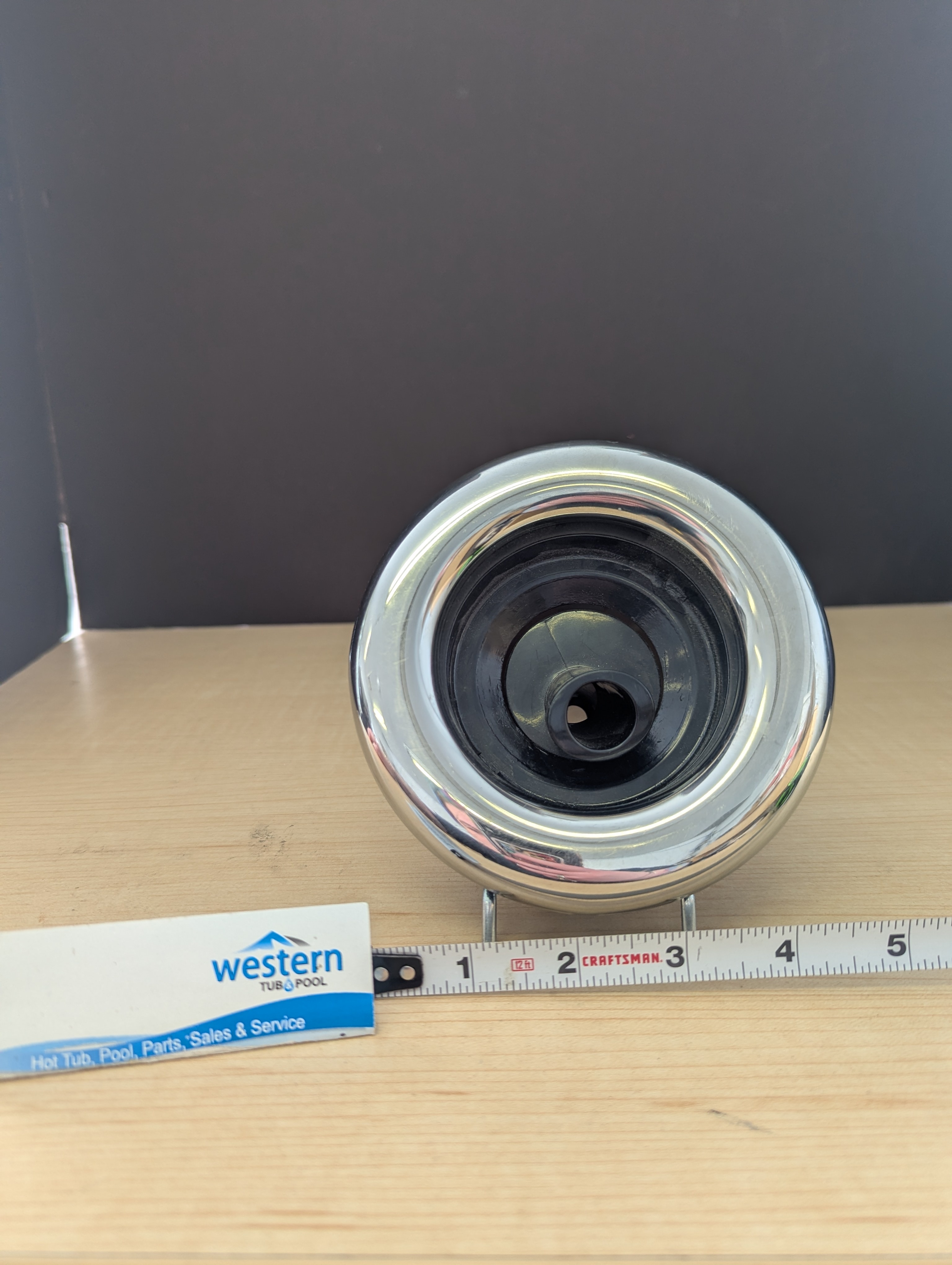 Improve Your Spa Experience Today! Revitalize your hot tub with the Replacement Waterway Clip-In Power Storm Roto Jet Insert. This high-quality replacement jet provides a circular, spinning, or swirling massage that mimics a kneading motion, often described as a "hands-on" Swedish-style massage. This type of jet is designed to target larger muscle groups by constantly moving a concentrated stream in a sweeping pattern, providing a deeper massage that helps improve circulation, reduce fluid retention, and release tension without causing skin discomfort The Ultimate Jet Replacement for Your Spa Is a broken or worn-out jet diminishing your relaxation? It's time for an upgrade. The Replacement Clip-In power Storm roto Jet is designed for a seamless fit and superior performance, restoring your hot tub's hydrotherapy power while providing a mesmerising light show. Key Features: Targeted Massage: The roto design provides a circular, spinning, or swirling massage, perfect for soothing sore muscles and relieving tension. Sleek, Modern Look: Featuring a sleek stainless steel trim, this jet adds a touch of modern elegance to your spa's interior. Perfect Fit: With a 5" face and a simple snap-in design, installation is quick and effortless. This replacement part is specifically designed by Waterway, ensuring compatibility and a secure connection. Powerful Performance: As a power storm jet, it delivers a powerful water stream you expect. Ready for a Better Soak? Don't let a faulty jet keep you from the powerful massage and deep relaxation you deserve. This easy-to-install replacement part is the perfect solution to enhance your spa. recycled from older hot tubs While there may be minor wear and discoloration due to the product being recycled, rest assured that all our jets are in good condition with durable snap-in clips. ***Please note that the availability of this recycled part may vary based on stock. We strive to keep our inventory freshly rotated, so you can always find what you need. If this product is out of stock, please add it to your wish list to be notified when new stock arrives. By properly maintaining your hot tub, you can ensure that it stays in top condition and provides you with a relaxing and enjoyable experience every time you use it. And by choosing recycled replacement parts, you can also do your part in promoting sustainability and reducing waste. Do you offer support for other hard-to-find parts? Absolutely. Western Tub and Pool stocks a vast inventory of replacement hot tub repair parts. If we don't have it listed, give us a call—we can likely source it for you. Need Help Finding the Right Part? We know that identifying the exact replacement part for your spa can be difficult. At Western Tub and Pool, we specialize in hard-to-find parts. 1. Check Your Part Number: If you have the old jet, look for a part number stamped on the plastic. 2. Send Us a Picture: Not sure what you're looking at? Snap a photo and email it to us at fixmytub@gmail.com. 3. Call the Experts: Speak directly with our team at 1-855-248-0777 for immediate guidance. Get Your Spa Running Like New Don't settle for a lackluster soak. Order your replacement parts today or contact our experts for personalized help. Improve Your Spa Experience Today! Revitalize your hot tub with the Replacement Waterway Clip-In Power Storm Roto Jet Insert. This high-quality replacement jet provides a circular, spinning, or swirling massage that mimics a kneading motion, often described as a "hands-on" Swedish-style massage. This type of jet is designed to target larger muscle groups by constantly moving a concentrated stream in a sweeping pattern, providing a deeper massage that helps improve circulation, reduce fluid retention, and release tension without causing skin discomfort The Ultimate Jet Replacement for Your Spa Is a broken or worn-out jet diminishing your relaxation? It's time for an upgrade. The Replacement Clip-In power Storm roto Jet is designed for a seamless fit and superior performance, restoring your hot tub's hydrotherapy power while providing a mesmerising light show. Key Features: Targeted Massage: The roto design provides a circular, spinning, or swirling massage, perfect for soothing sore muscles and relieving tension. Sleek, Modern Look: Featuring a sleek stainless steel trim, this jet adds a touch of modern elegance to your spa's interior. Perfect Fit: With a 5" face and a simple snap-in design, installation is quick and effortless. This replacement part is specifically designed by Waterway, ensuring compatibility and a secure connection. Powerful Performance: As a power storm jet, it delivers a powerful water stream you expect. Ready for a Better Soak? Don't let a faulty jet keep you from the powerful massage and deep relaxation you deserve. This easy-to-install replacement part is the perfect solution to enhance your spa. recycled from older hot tubs While there may be minor wear and discoloration due to the product being recycled, rest assured that all our jets are in good condition with durable snap-in clips. ***Please note that the availability of this recycled part may vary based on stock. We strive to keep our inventory freshly rotated, so you can always find what you need. If this product is out of stock, please add it to your wish list to be notified when new stock arrives. By properly maintaining your hot tub, you can ensure that it stays in top condition and provides you with a relaxing and enjoyable experience every time you use it. And by choosing recycled replacement parts, you can also do your part in promoting sustainability and reducing waste. Do you offer support for other hard-to-find parts? Absolutely. Western Tub and Pool stocks a vast inventory of replacement hot tub repair parts. If we don't have it listed, give us a call—we can likely source it for you. Need Help Finding the Right Part? We know that identifying the exact replacement part for your spa can be difficult. At Western Tub and Pool, we specialize in hard-to-find parts. 1. Check Your Part Number: If you have the old jet, look for a part number stamped on the plastic. 2. Send Us a Picture: Not sure what you're looking at? Snap a photo and email it to us at fixmytub@gmail.com. 3. Call the Experts: Speak directly with our team at 1-855-248-0777 for immediate guidance. Get Your Spa Running Like New Don't settle for a lackluster soak. Order your replacement parts today or contact our experts for personalized help.