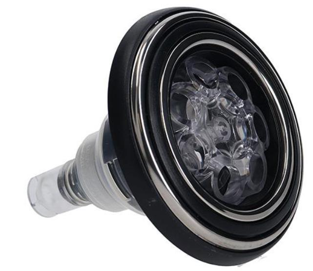 Upgrade Your Spa today with the Orion Series Power Storm Massage GLO Jet by Waterway   Experience the ultimate in relaxation and style with the Waterway threaded jet with Orion esc. Featuring a sleek black and metal trim, this massage style GLO jet delivers unmatched performance for your hot tub or spa.  Precision engineering meets modern design Transform your spa experience with a jet designed for both power and aesthetics. The Waterway threaded jet ensures a secure, leak-free fit, while the premium design elevates the look of your entire setup.  Why choose these jets? Powerful hydrotherapy Why settle for a run-of-the-mill hot tub when you can have a swirling vortex of relaxation at your fingertips? The Massage Power Storm Jet creates a soothing, powerful massage sensation that'll have you feeling like you're floating on a cloud of bliss.  Elegant black and metal trim Upgrade the visual appeal of your spa. The striking black and metal trim adds a sophisticated, modern touch to any tub.  Brilliant GLO technology Enhance your evening soaking sessions with GLO compatibility, bringing beautiful illumination right to the water's edge.  Reliable Waterway quality Built by Waterway, an industry leader in spa components, the Orion trim threaded jet is engineered for durability, longevity, and a perfect fit compatible with many different spa brands.  Elevate your relaxation experience Don't settle for a standard soak. Give your spa the upgrade it deserves with the power, precision, and style of the Orion trim.     How to order the right part Step 1: Identify your part Check the part number on your existing component, or note your hot tub's make, model, and serial number (usually found on a sticker near the equipment bay).  Step 2: Contact us for confirmation Email photos and details to fixmytub@gmail.com or call 1-855-248-0777. Our team will confirm compatibility and provide pricing.  Step 3: Order and install Once confirmed, we'll ship your replacement part quickly. Need installation guidance? We're happy to walk you through the process.