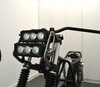 LED Light Bar Motorbike Headlight Dual Stacked For Streetfighter Project (size options available)