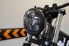 Matt Black 6" Projector 6 x LED Motorbike Headlight for Custom Retro Project