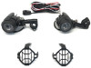 30W Motorbike Spotlights with Wiring & Switch Kit for Adventure Bike Quad Trike ATV