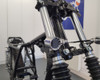 LED Motorbike Indicators Aluminium Contrast Cut - CHROME - Custom Bikes & Trikes