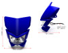 Motorbike Headlight Mask - Streetfighter & Supermoto - Blue - 12V 35W