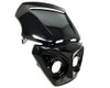 Motorbike Headlight Mask for Streetfighter or Cafe Racer Project - BLACK - 12V