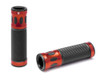 Orange Motorbike Hand Grips for 22mm bars - Anodised Aluminium - High Quality