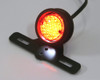 LED Rear Stop Tail Light with Red Lens For Retro Custom Project