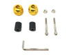 Bar End Weights Anodised Gold for 22mm 7/8" Handlebars - HIGH QUALITY