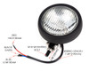 5" Motorcycle Shallow Headlight 12V 55W in Matt Black for Project Custom Bike