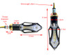 LED Indicators Sequential Sweeping for Streetfighters & Scramblers - HOMOLOGATED - PAIR