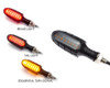 Motorbike Indicators LED Stop Tail Lights Integrated Blinkers Turn Signals